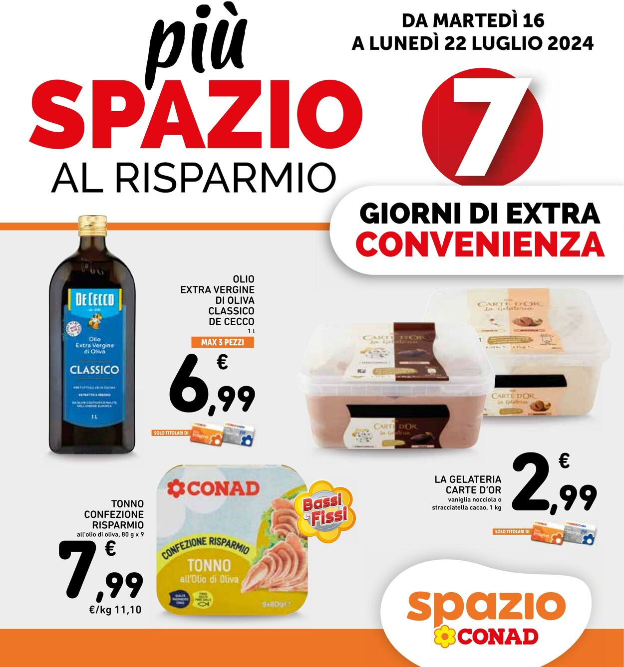 Volantino Conad 09.07.2024 - 22.07.2024