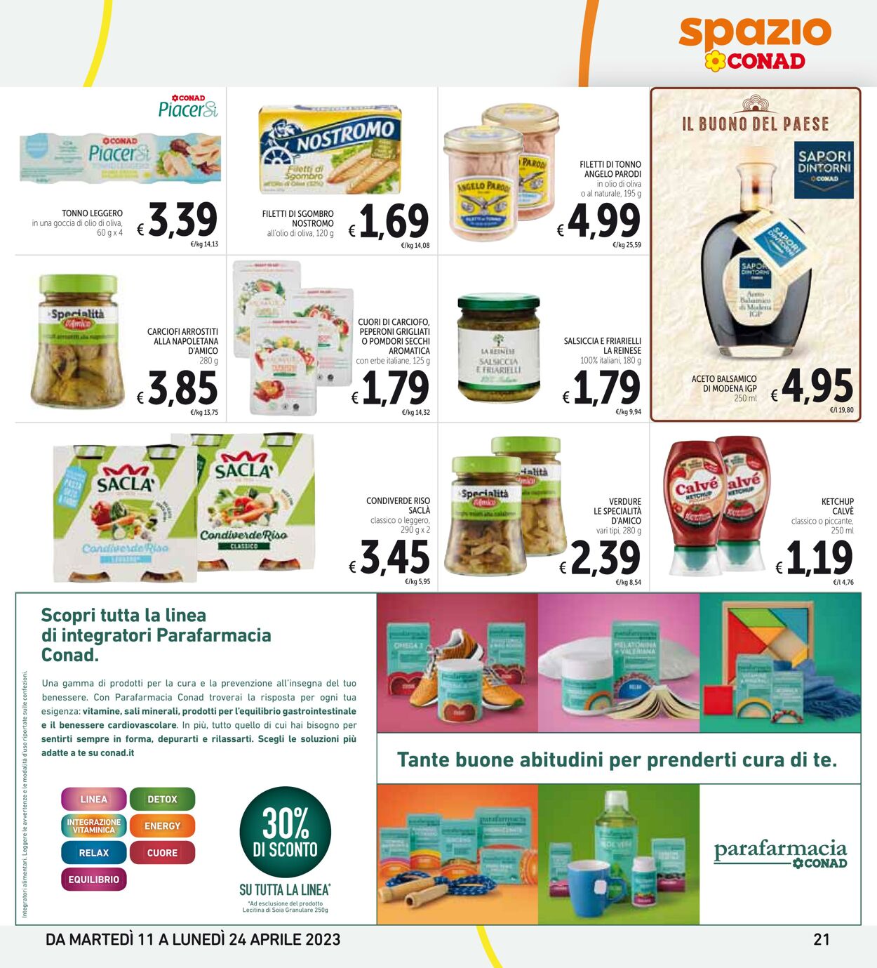 Volantino Conad 11.04.2023 - 24.04.2023