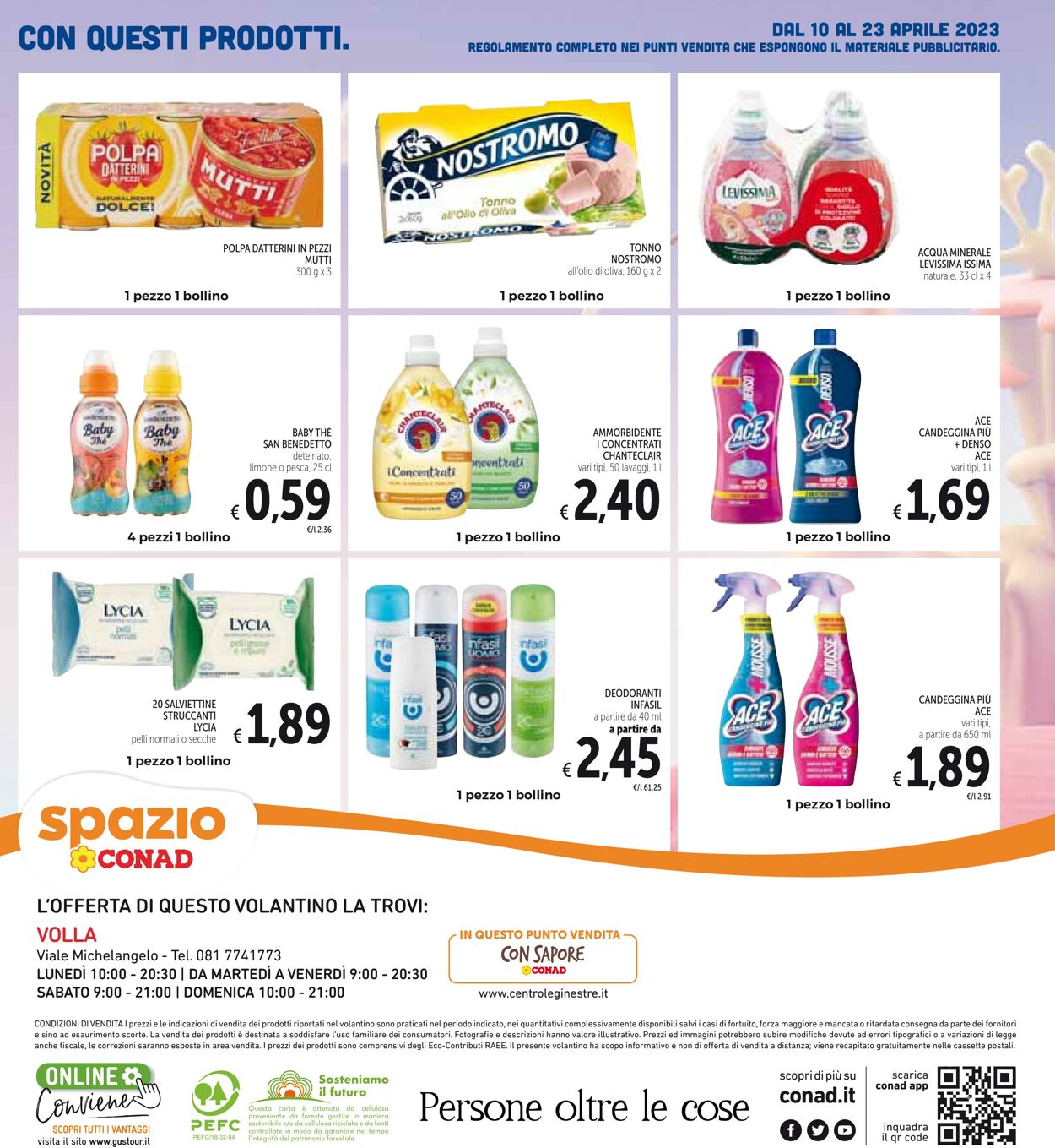 Volantino Conad 11.04.2023 - 24.04.2023