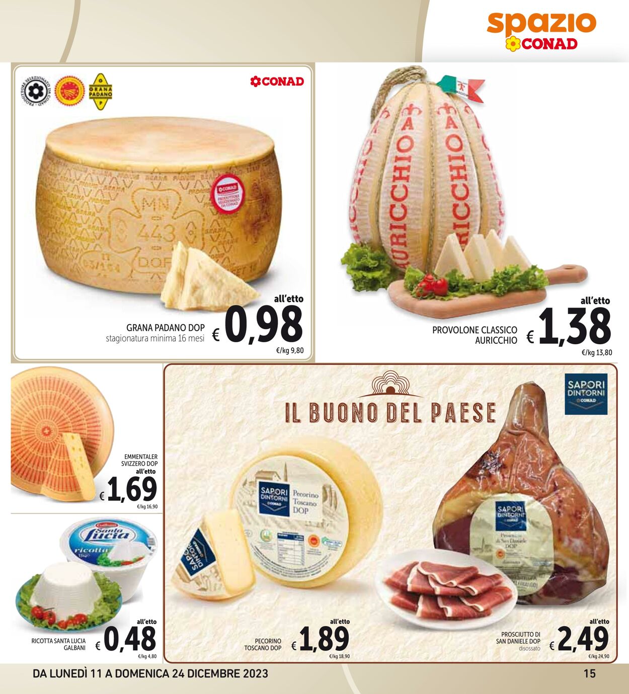 Volantino Conad 11.12.2023 - 24.12.2023