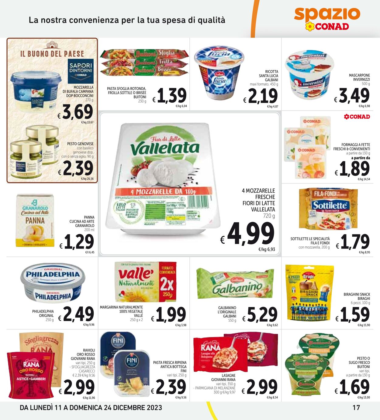 Volantino Conad 11.12.2023 - 24.12.2023