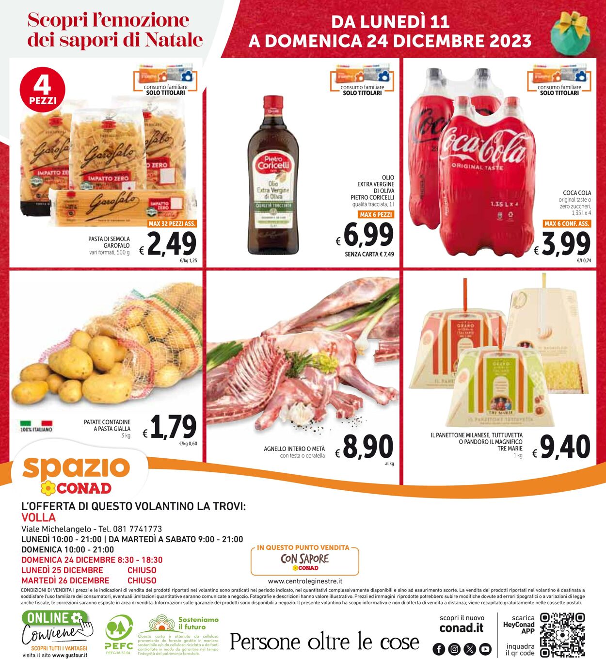 Volantino Conad 11.12.2023 - 24.12.2023