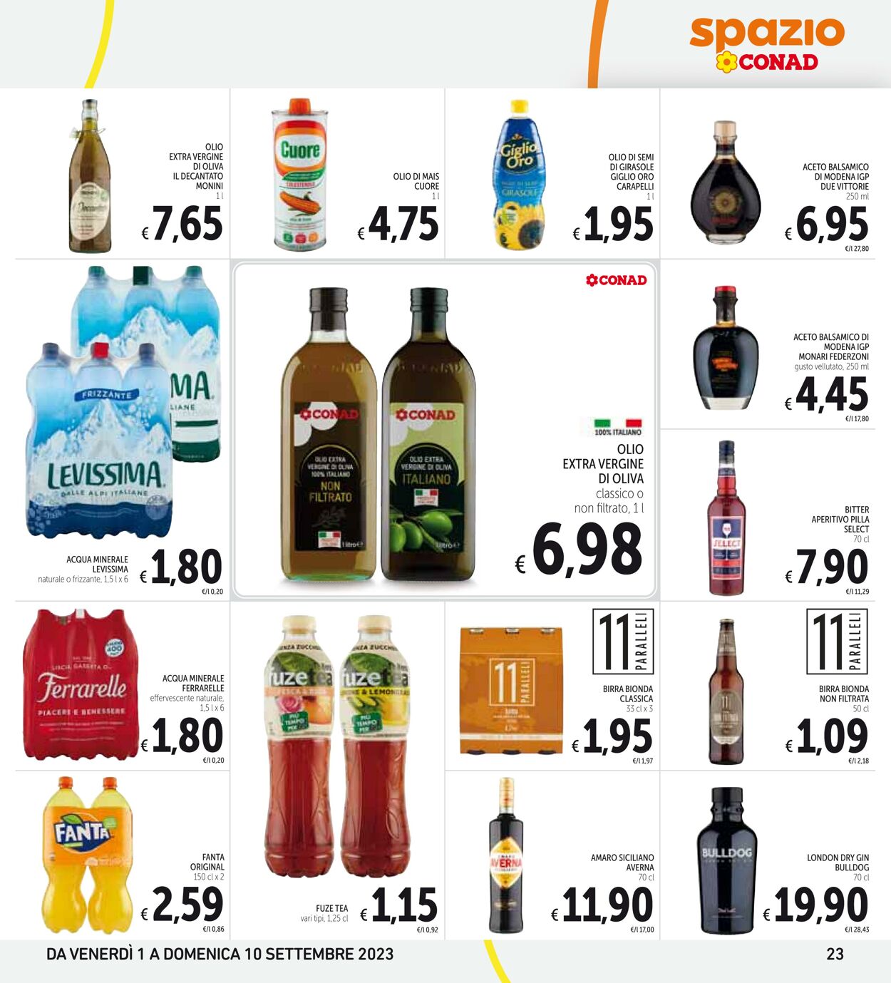 Volantino Conad 01.09.2023 - 10.09.2023