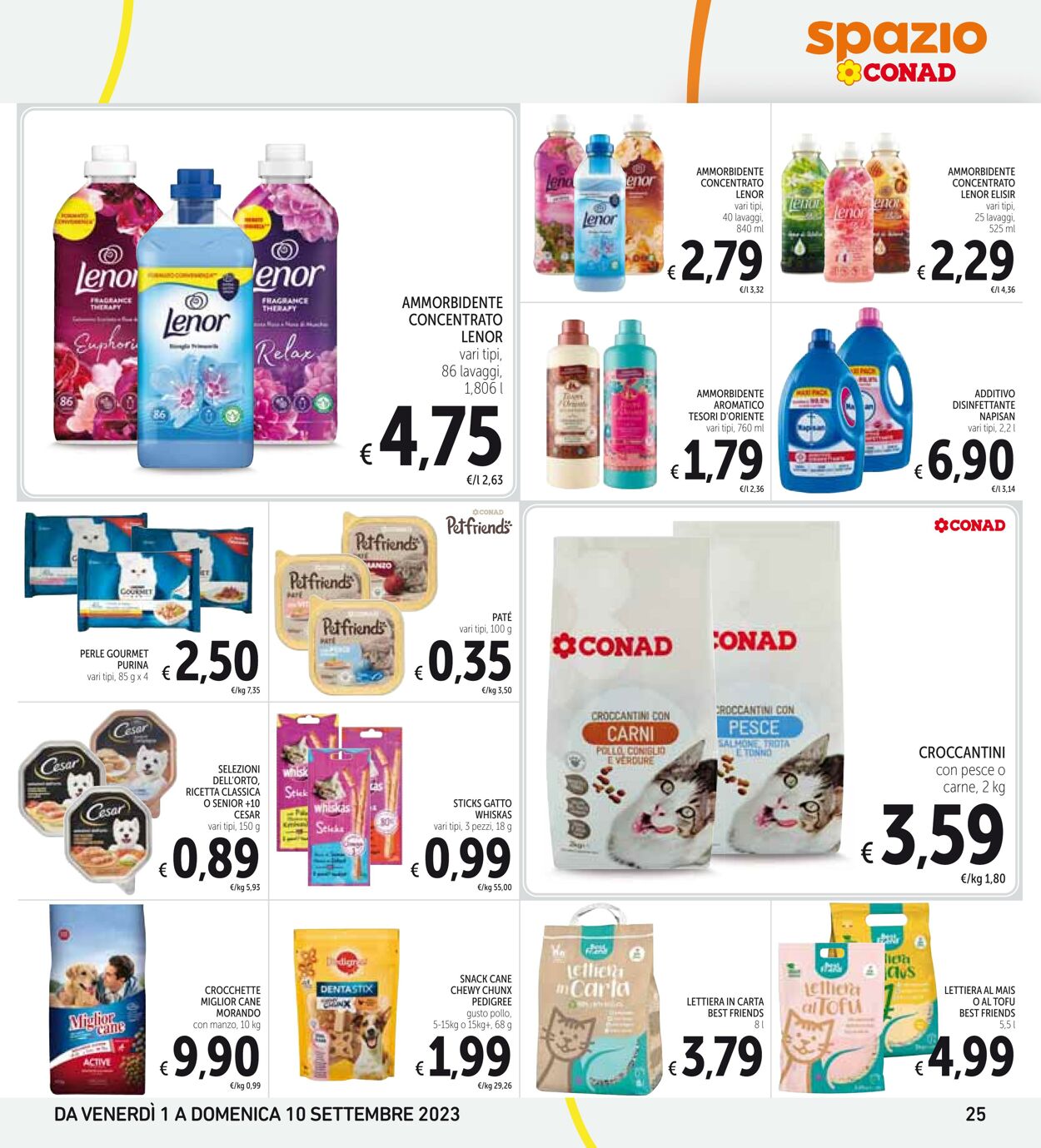 Volantino Conad 01.09.2023 - 10.09.2023