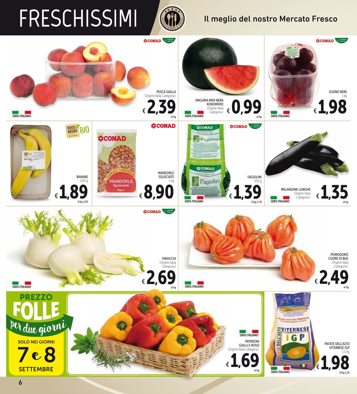 Volantino Conad 01.09.2023 - 10.09.2023