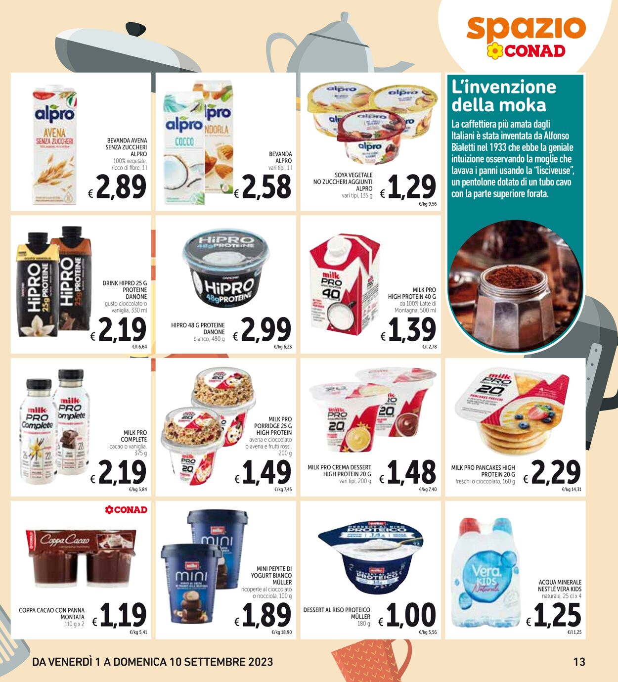 Volantino Conad 01.09.2023 - 10.09.2023