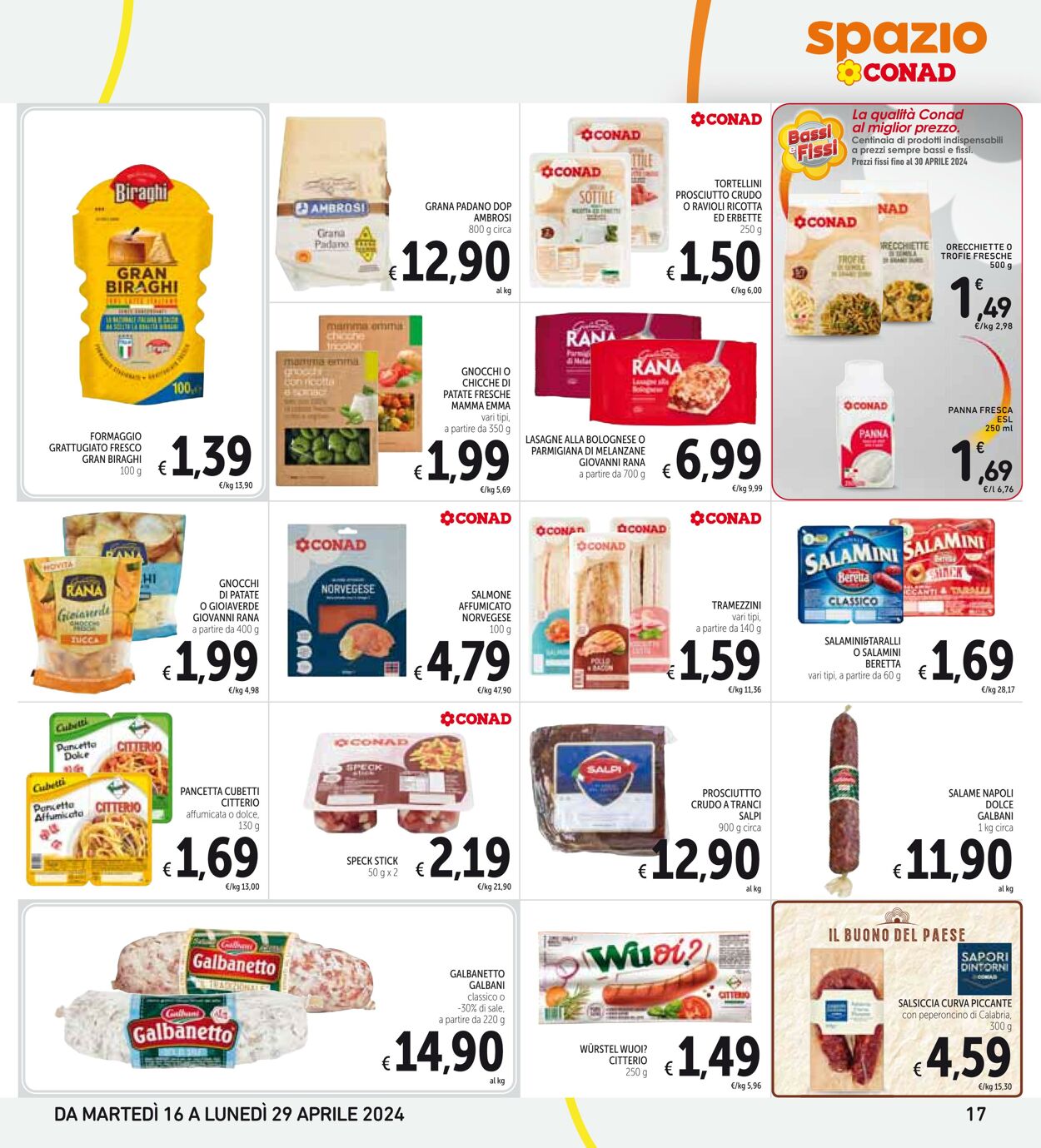 Volantino Conad 16.04.2024 - 29.04.2024