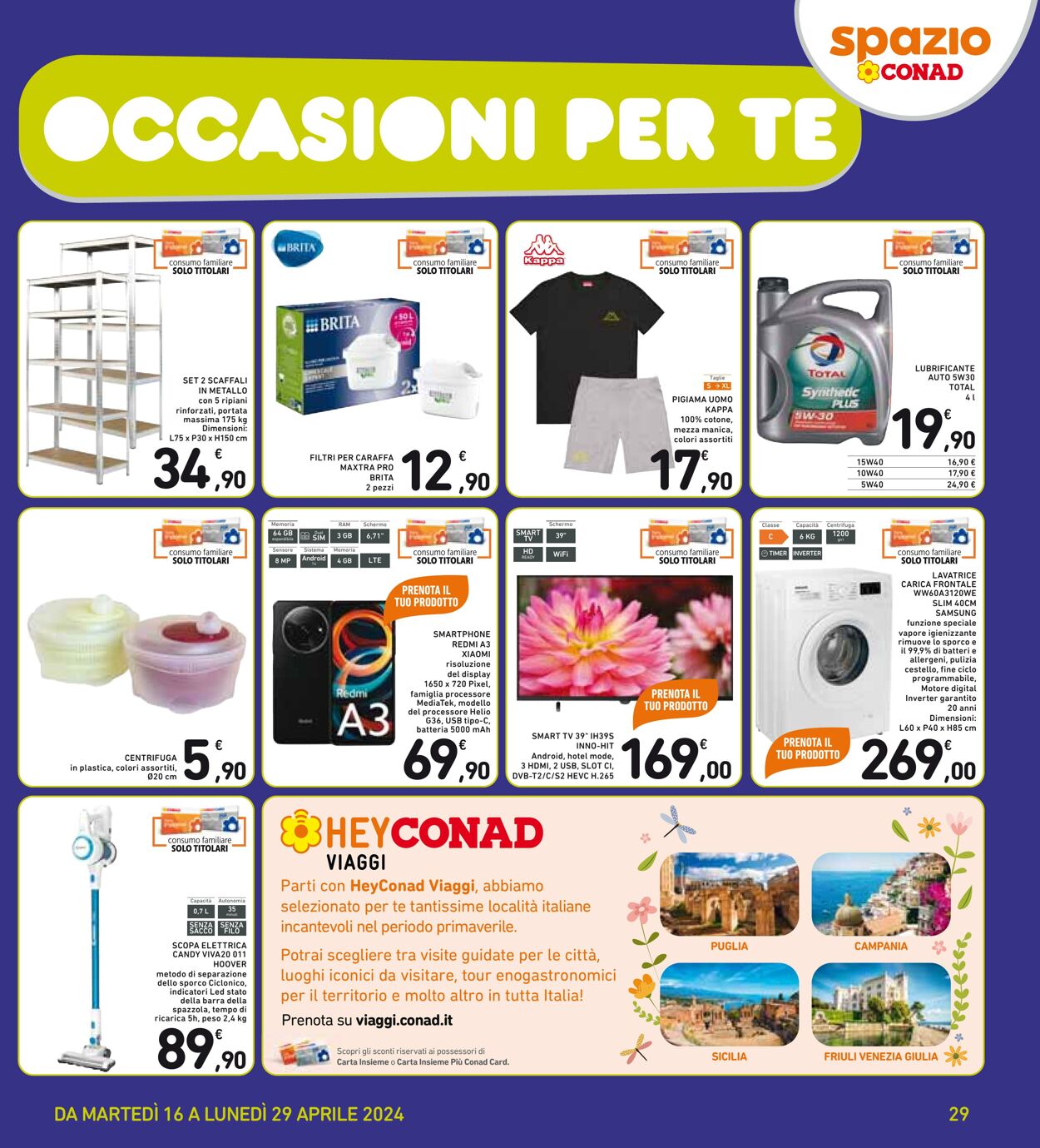 Volantino Conad 16.04.2024 - 29.04.2024