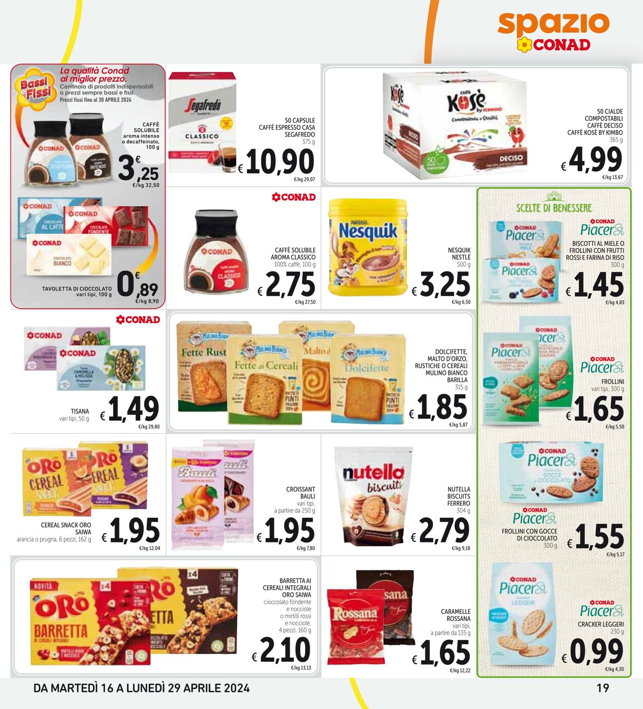 Volantino Conad 16.04.2024 - 29.04.2024