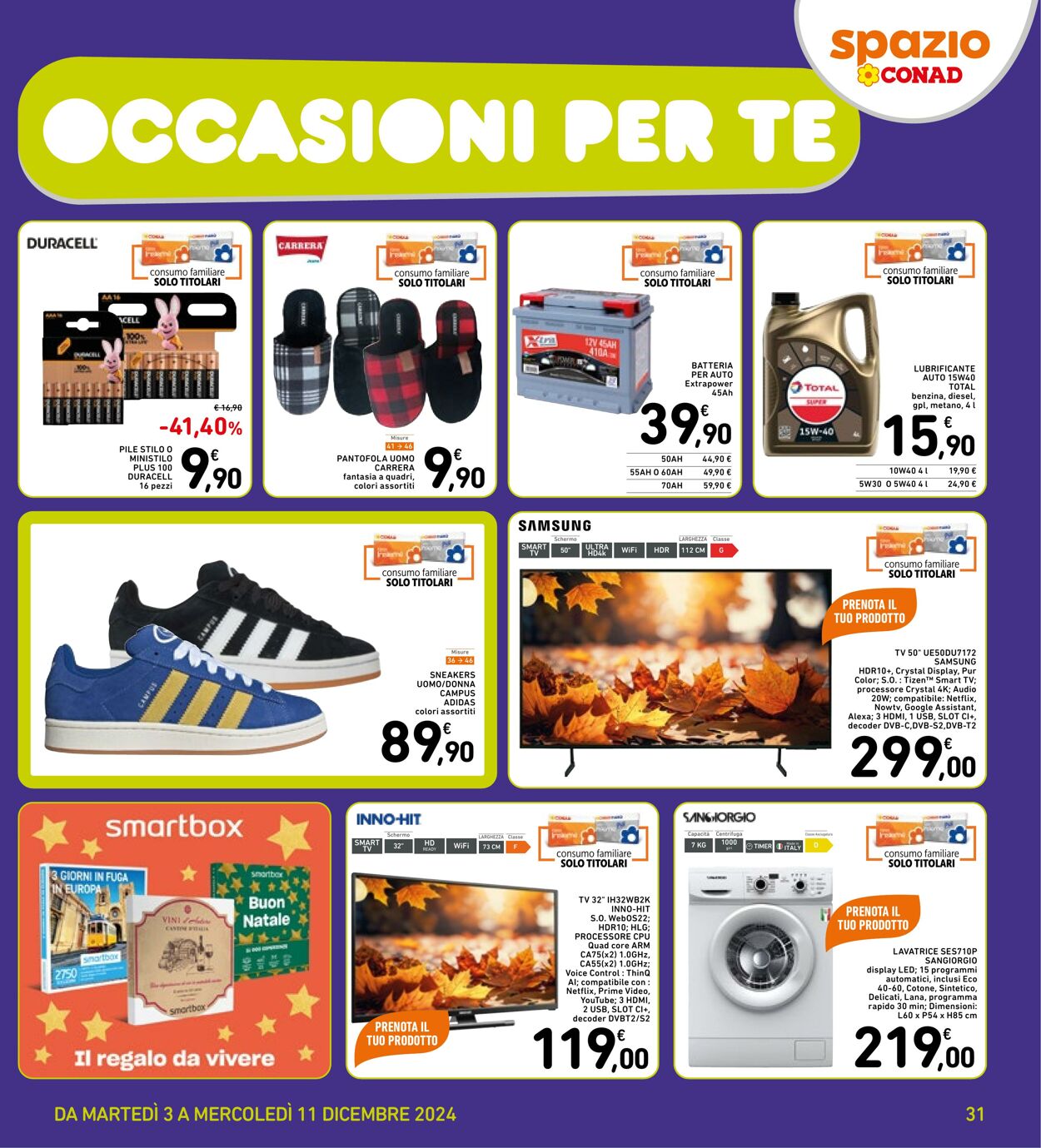 Volantino Conad 03.12.2024 - 11.12.2024