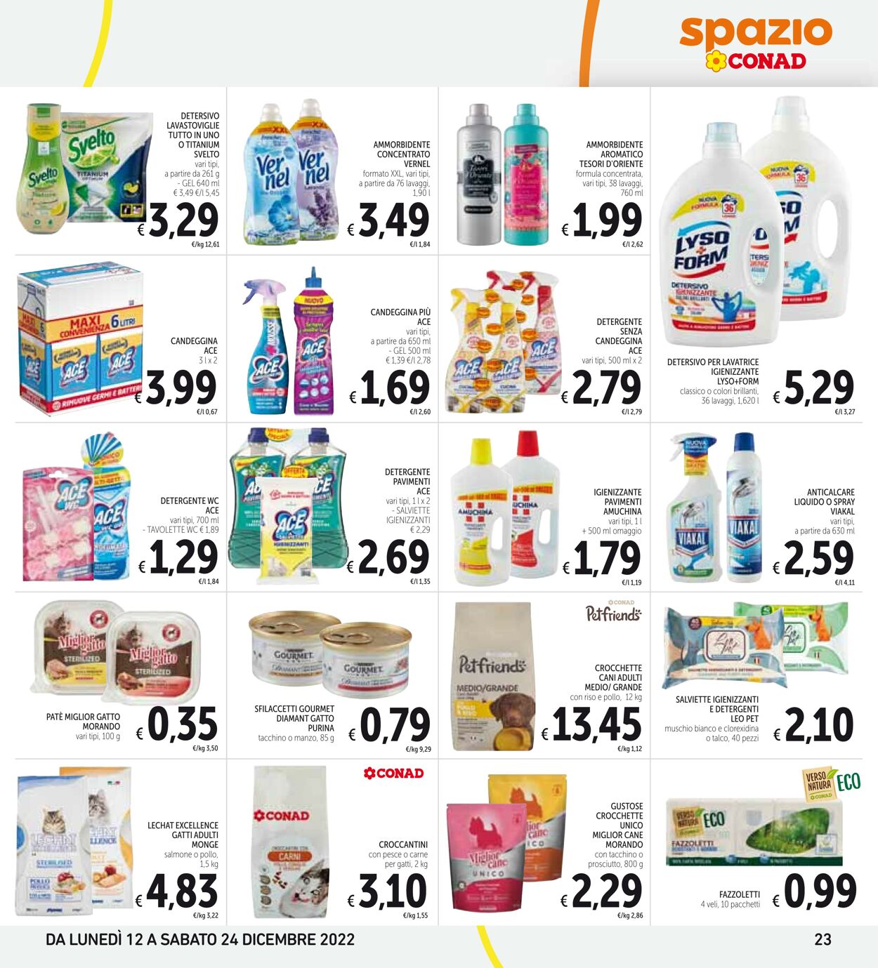 Volantino Conad 12.12.2022 - 24.12.2022