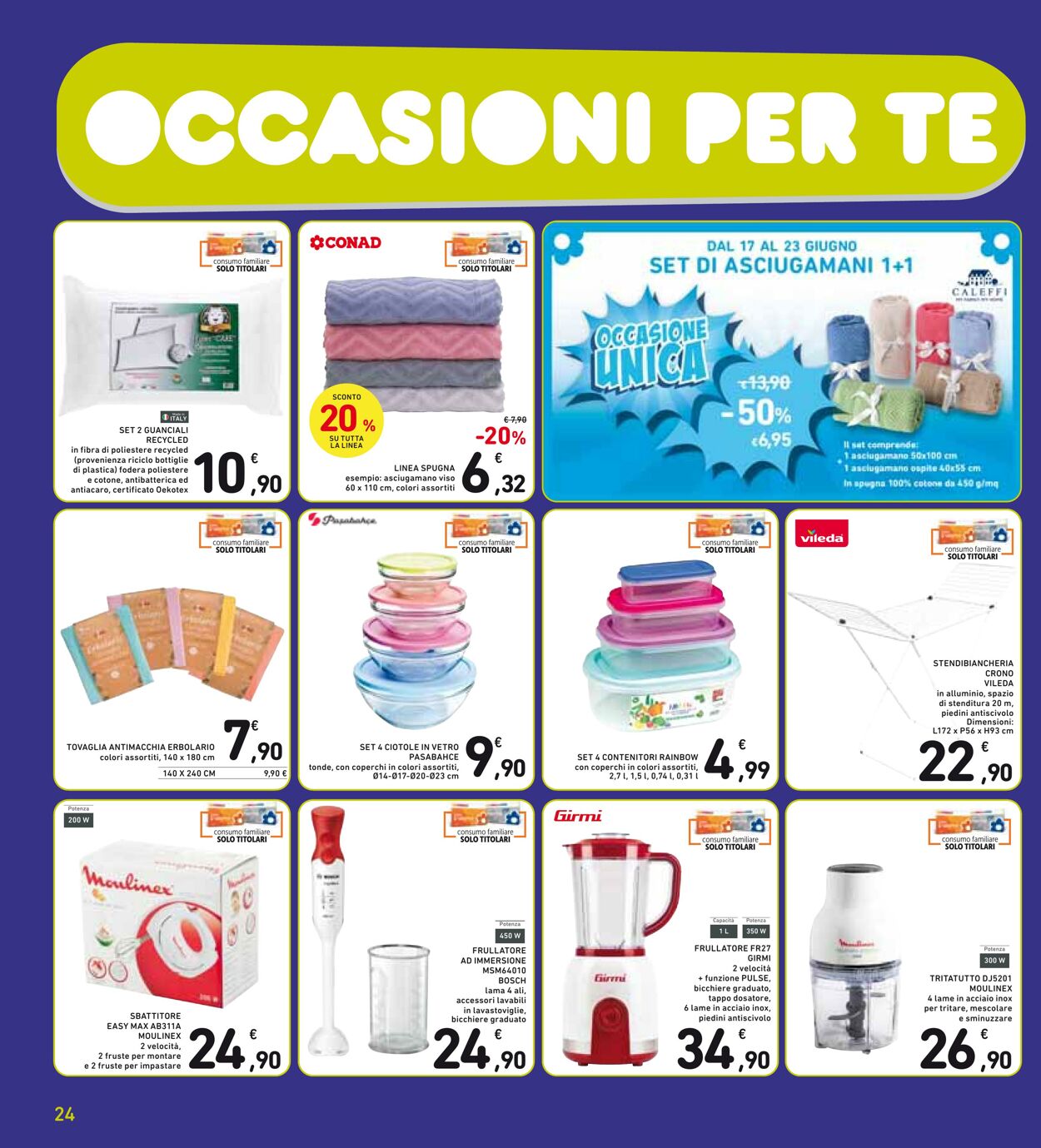 Volantino Conad 11.06.2024 - 24.06.2024