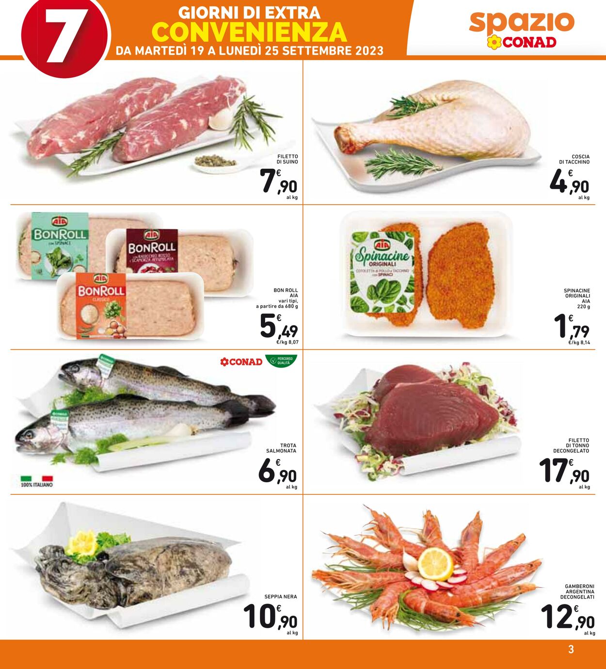 Volantino Conad 11.09.2023 - 25.09.2023