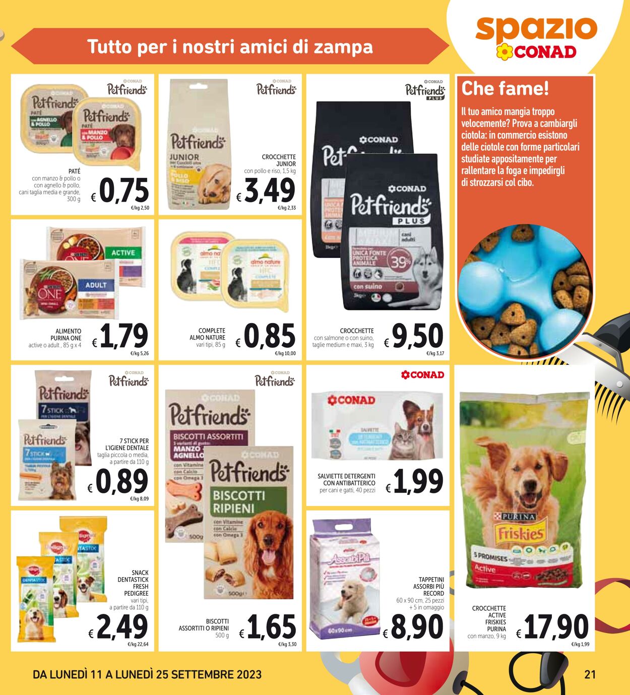 Volantino Conad 11.09.2023 - 25.09.2023