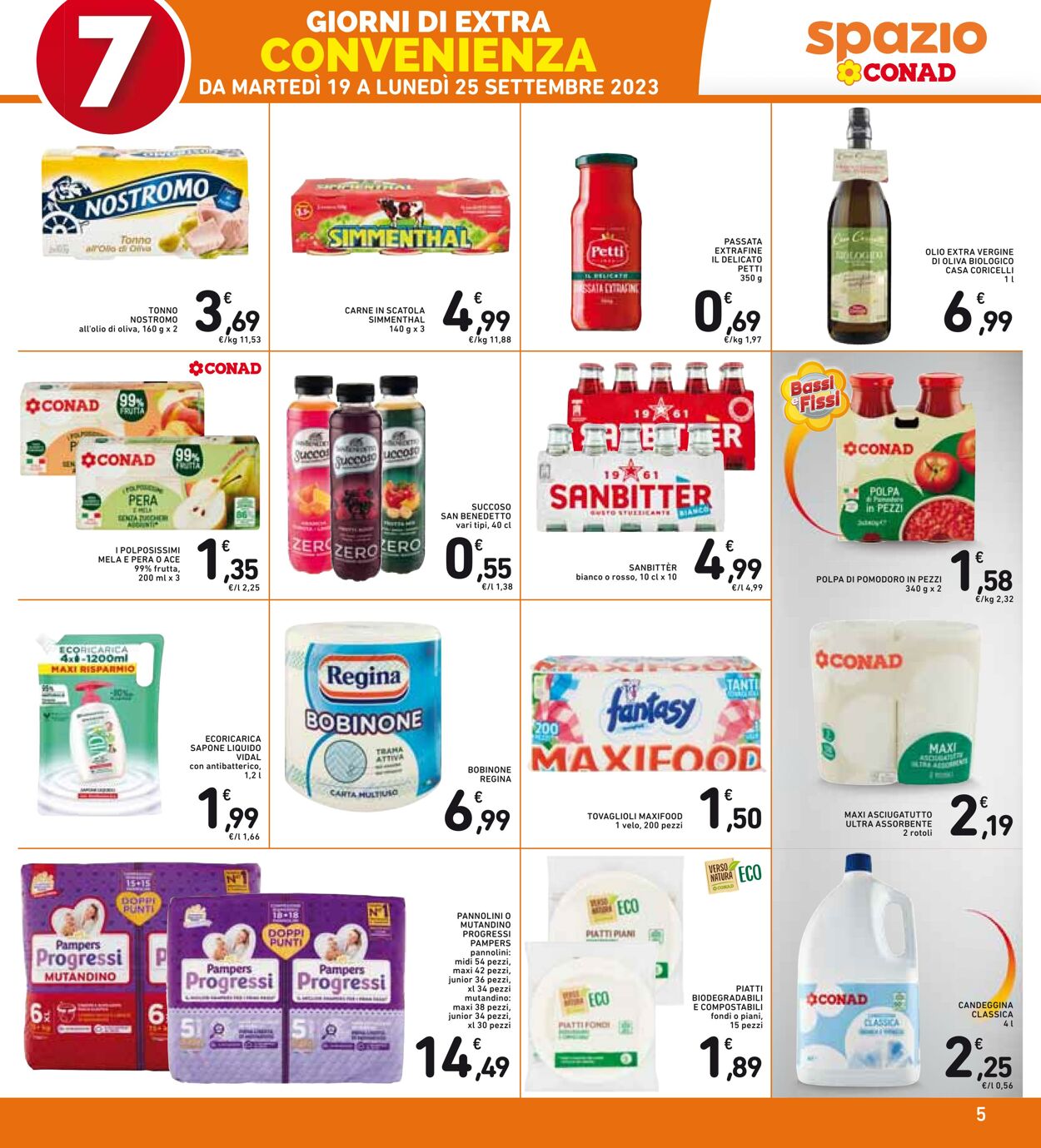 Volantino Conad 11.09.2023 - 25.09.2023