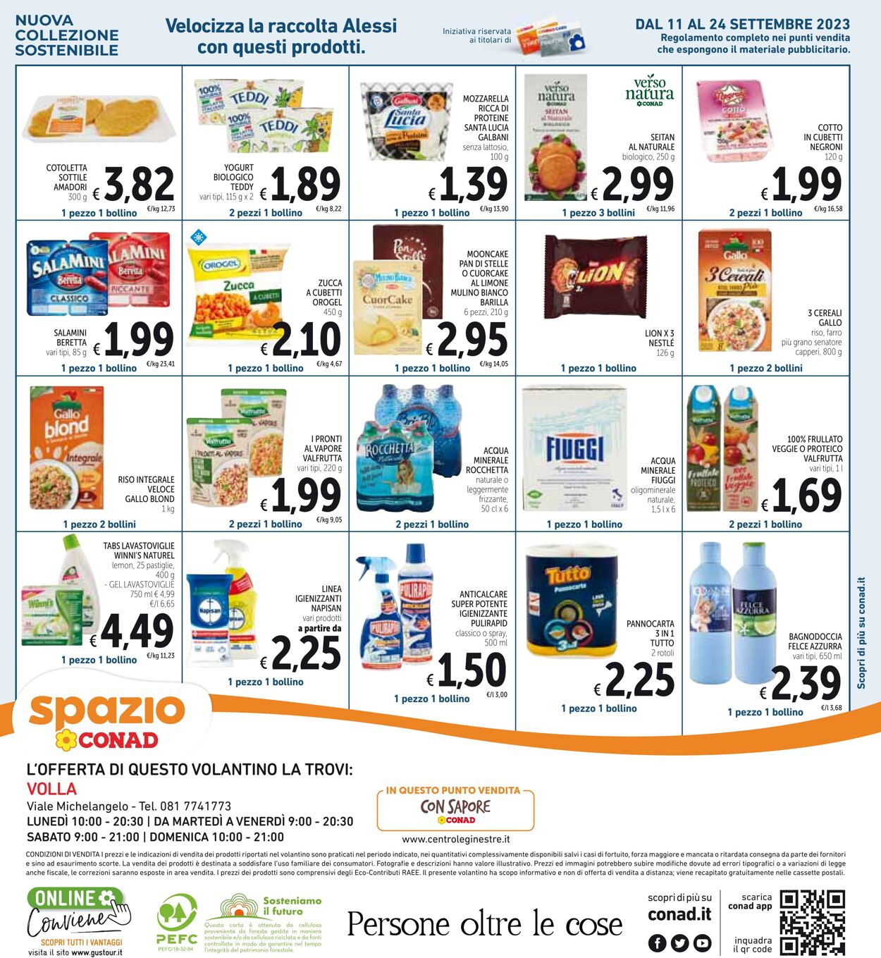 Volantino Conad 11.09.2023 - 25.09.2023