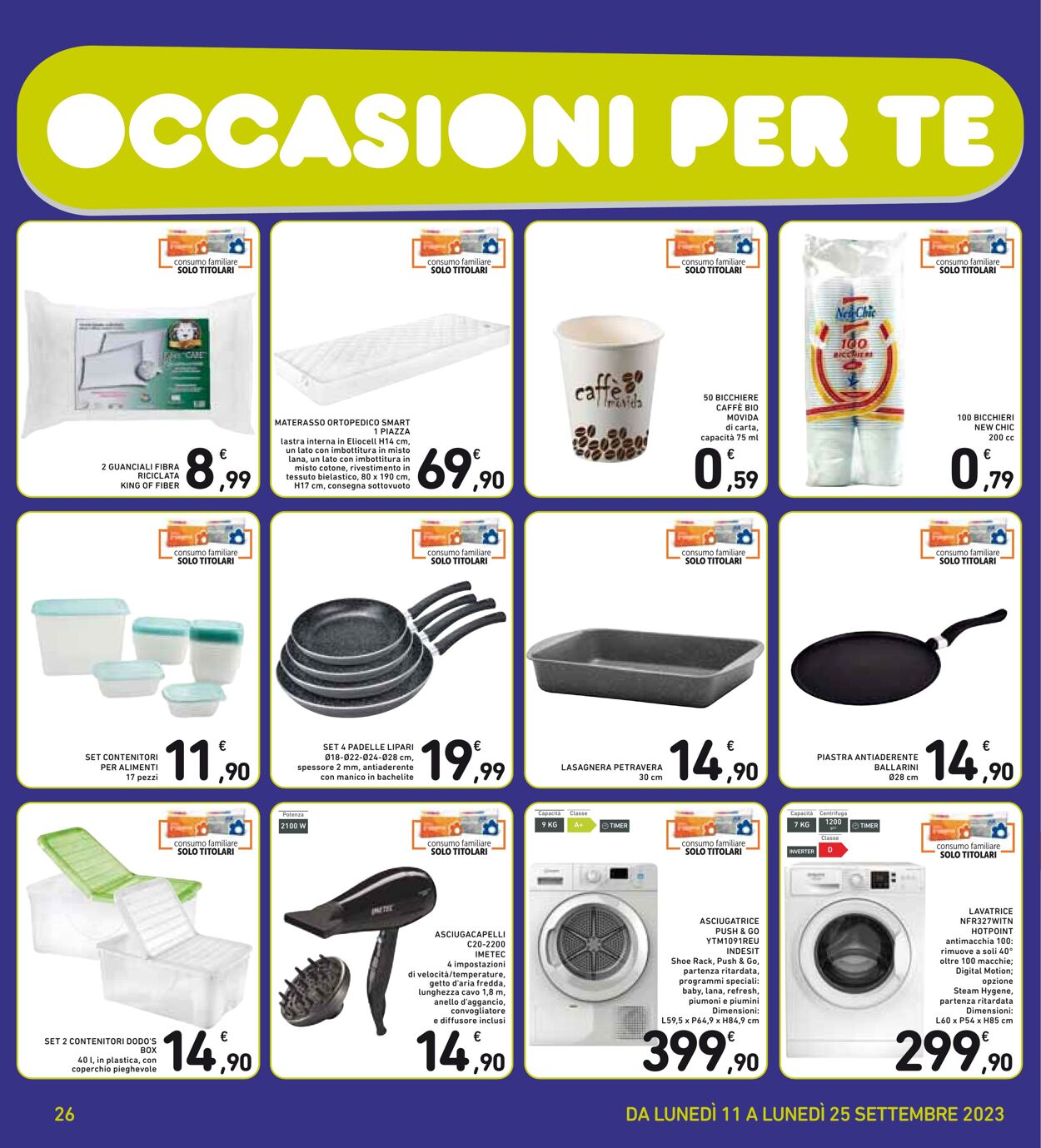 Volantino Conad 11.09.2023 - 25.09.2023