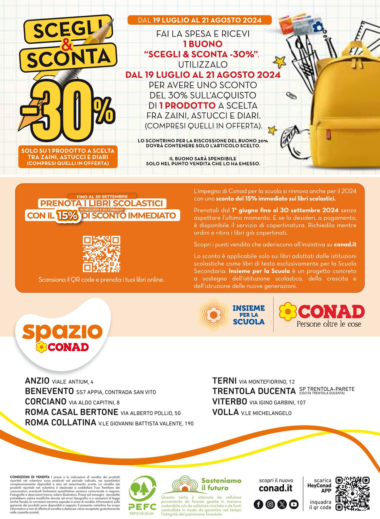 Volantino Conad 19.07.2024 - 29.09.2024