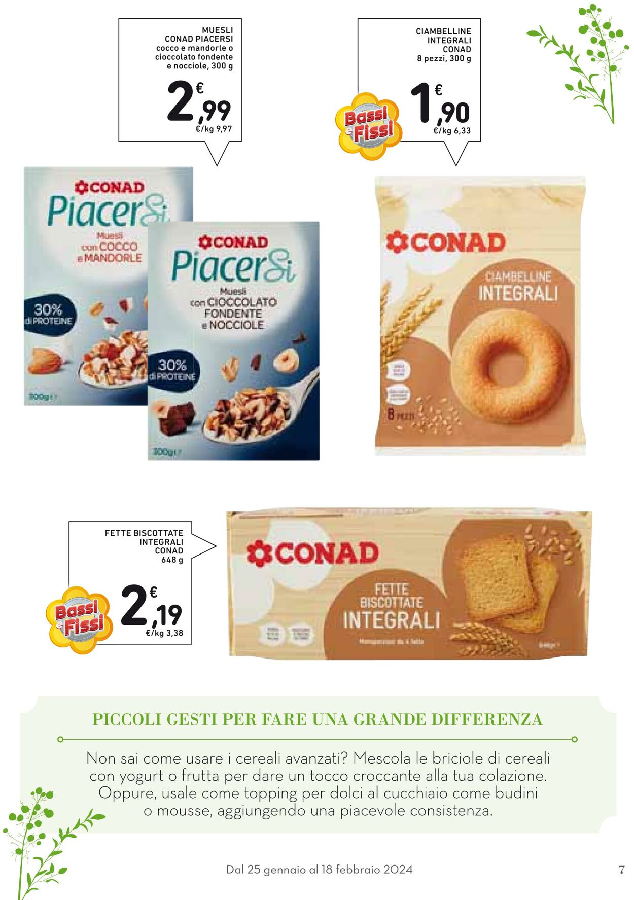 Volantino Conad 25.01.2024 - 18.02.2024