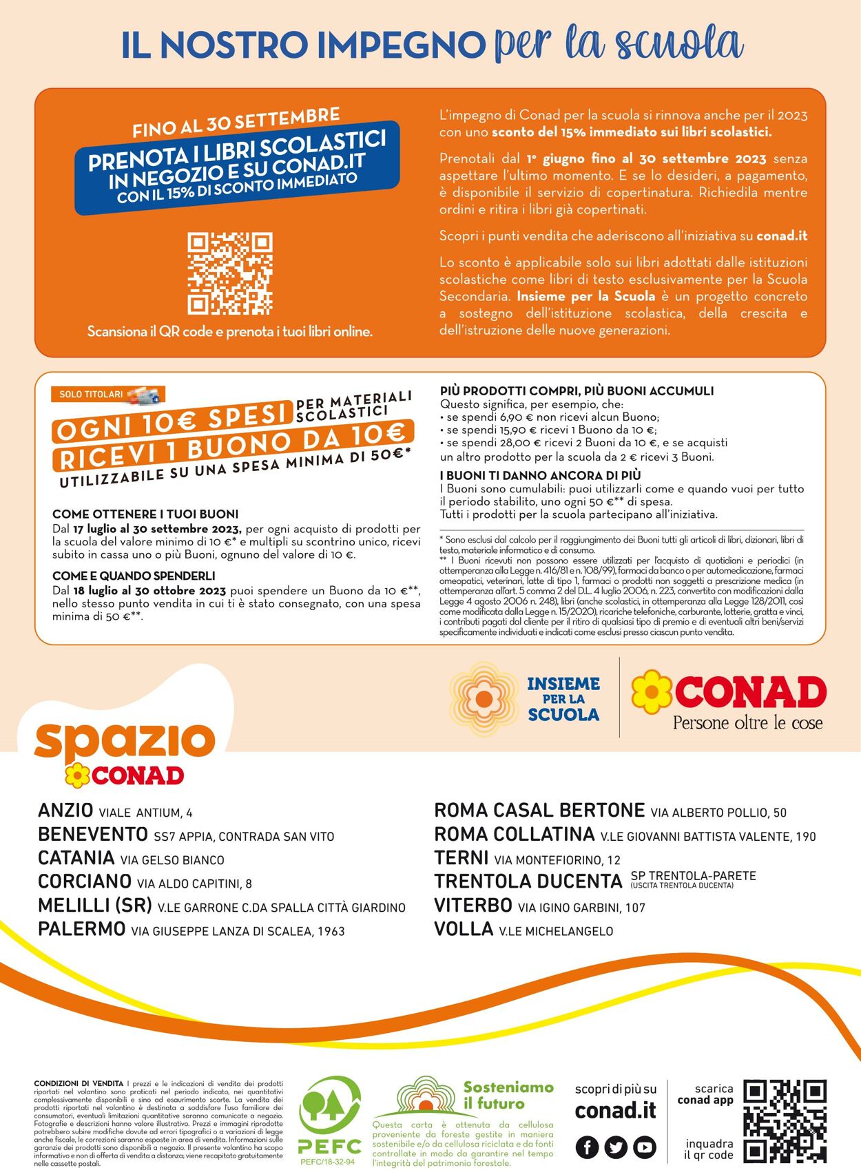 Volantino Conad 17.07.2023 - 21.08.2023