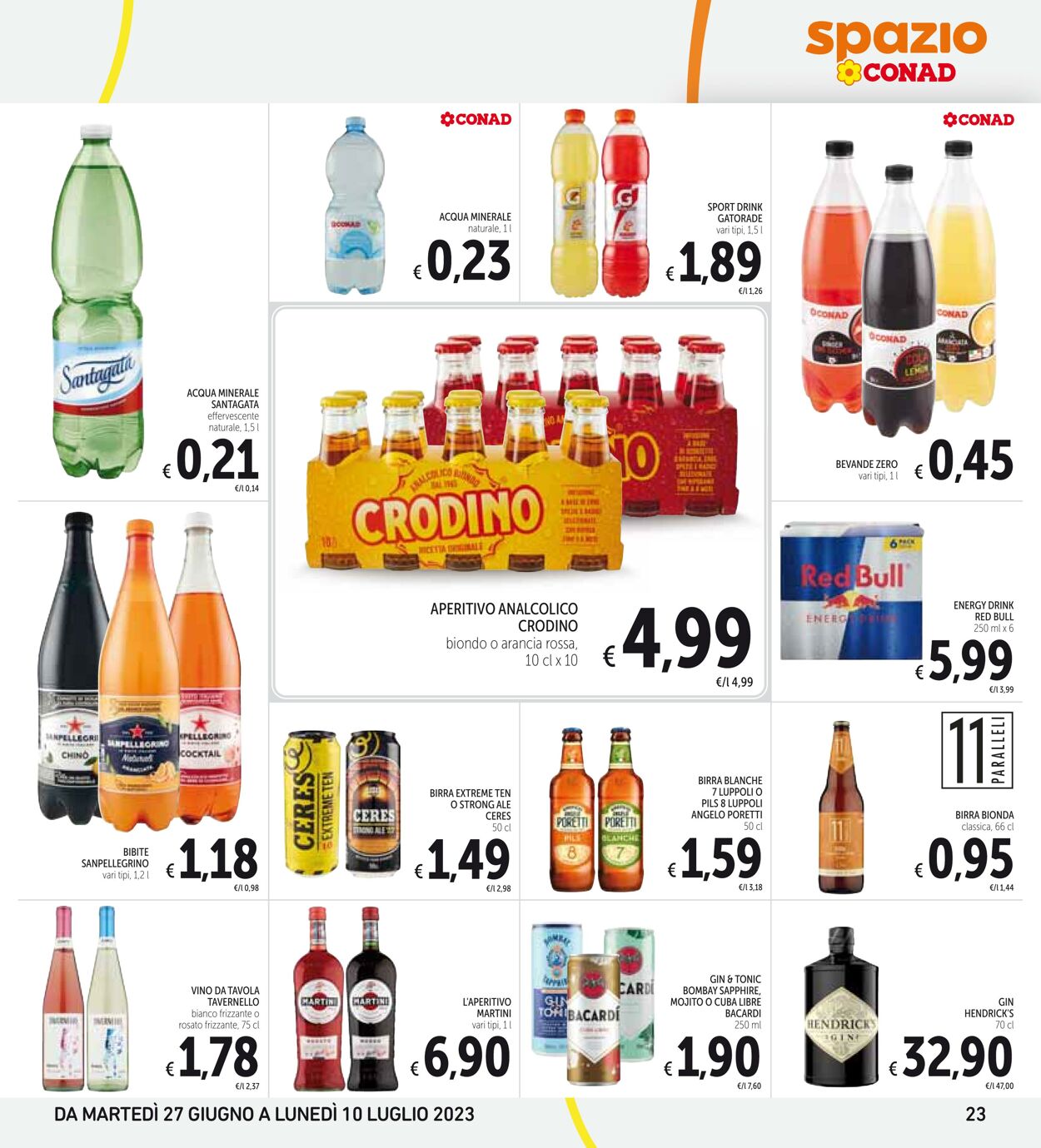 Volantino Conad 27.06.2023 - 10.07.2023