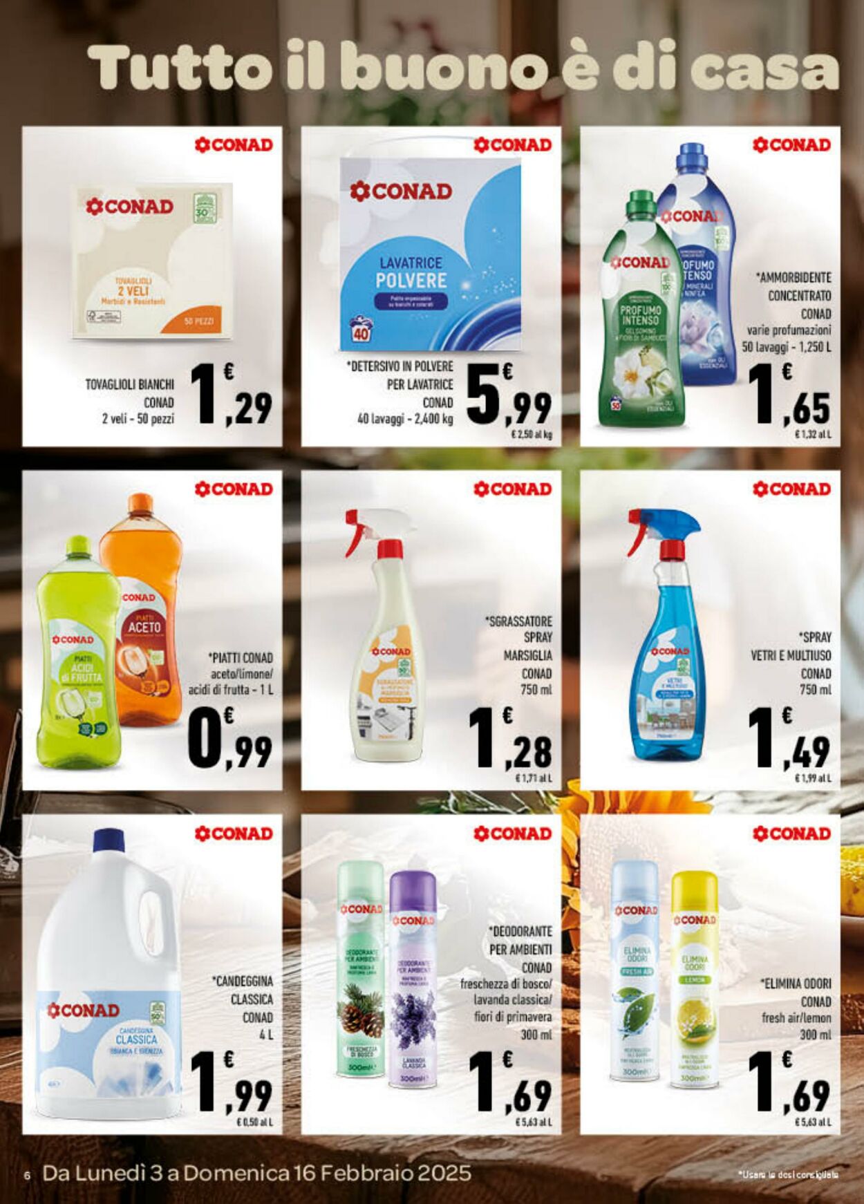 Volantino Conad 03.02.2025 - 16.02.2025