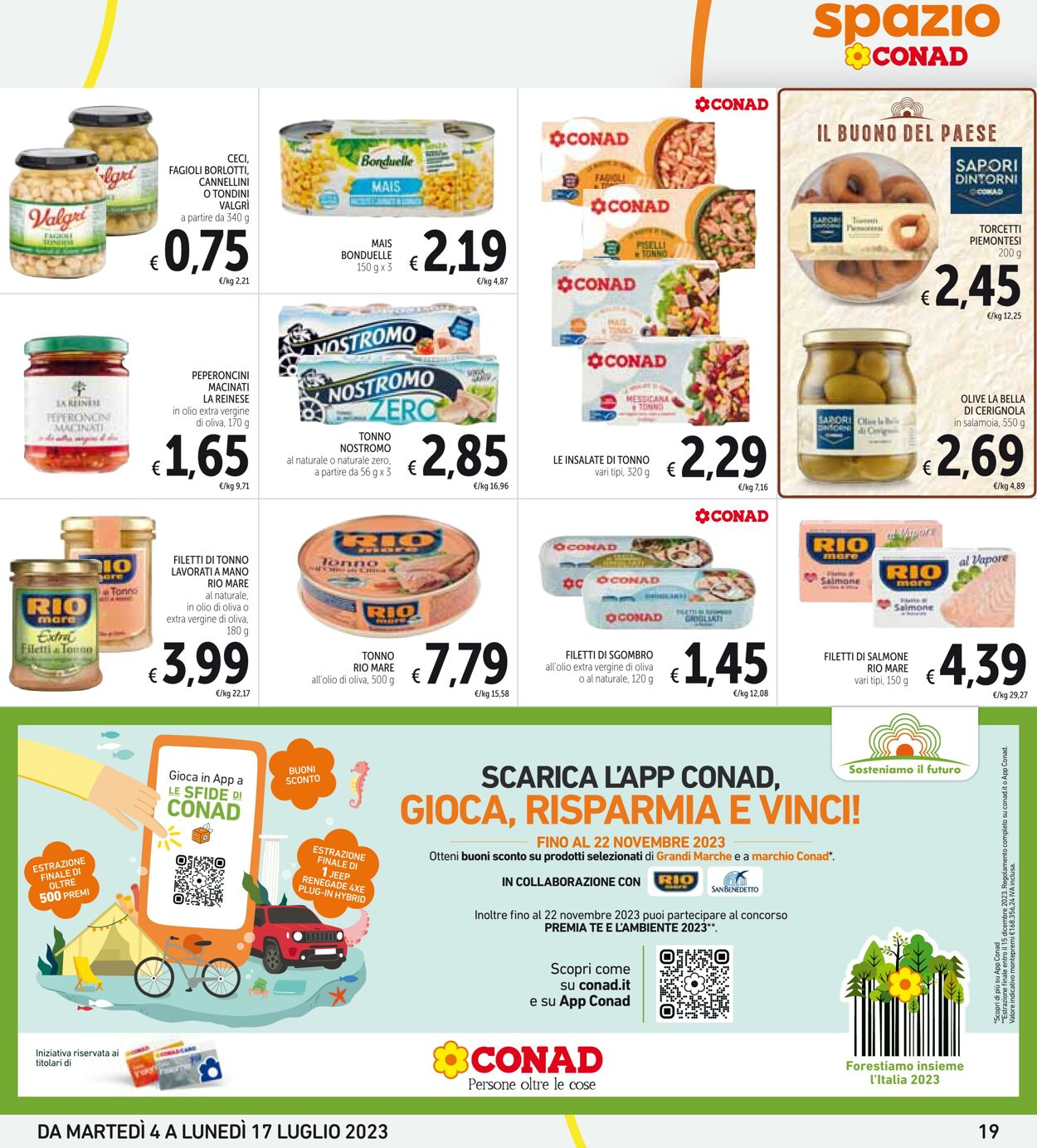 Volantino Conad 04.07.2023 - 17.07.2023