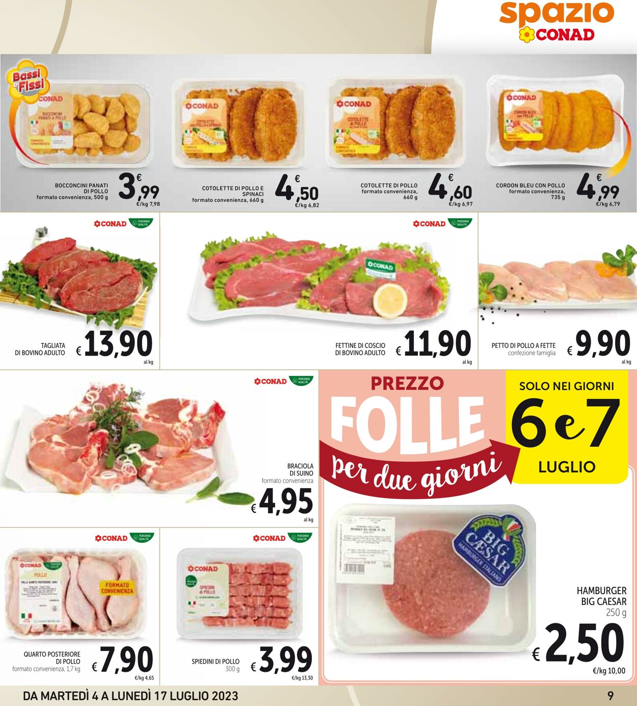 Volantino Conad 04.07.2023 - 17.07.2023