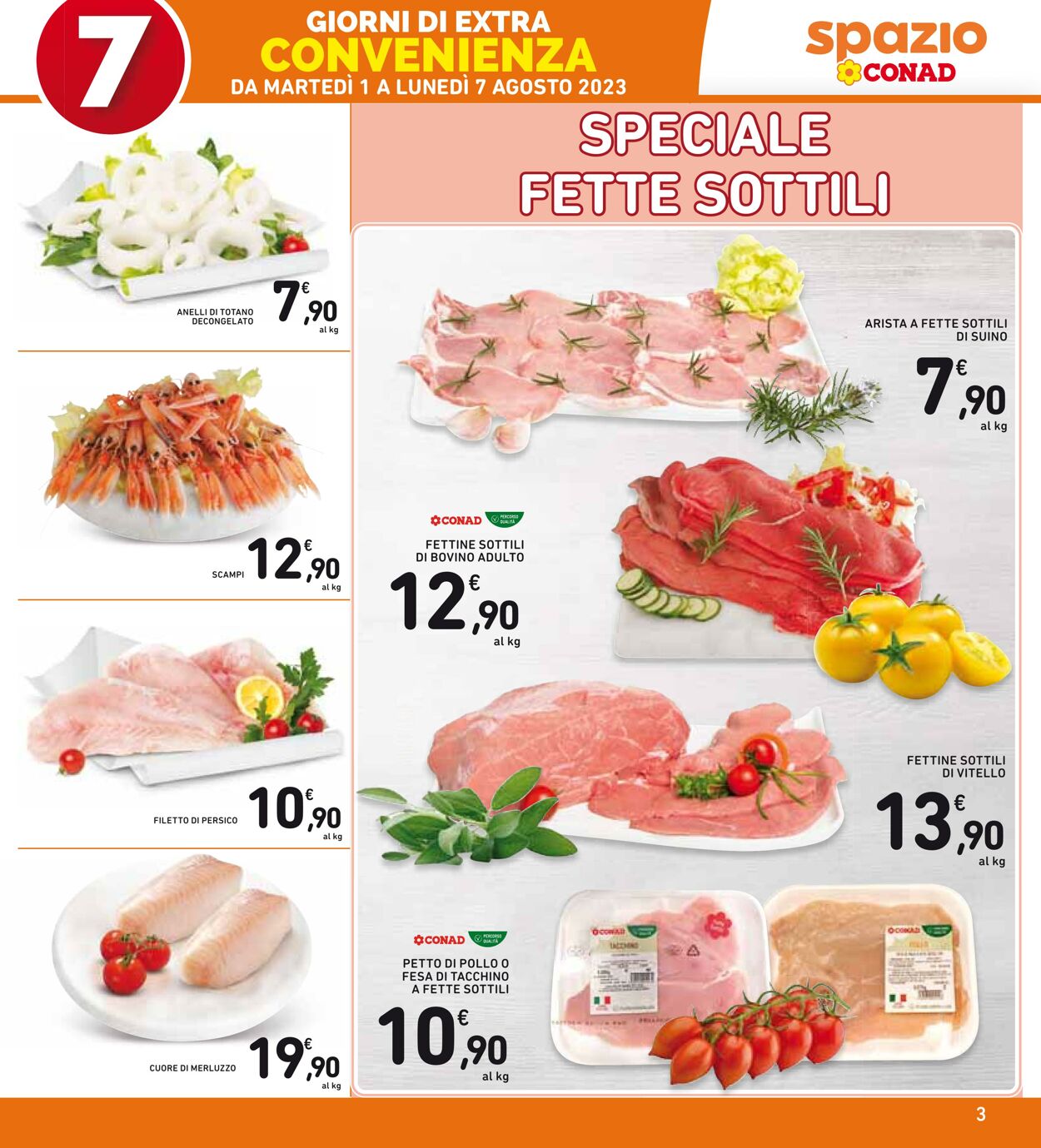 Volantino Conad 25.07.2023 - 07.08.2023