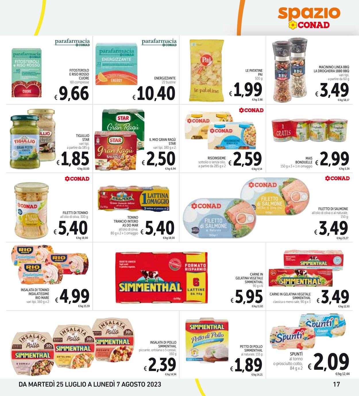 Volantino Conad 25.07.2023 - 07.08.2023