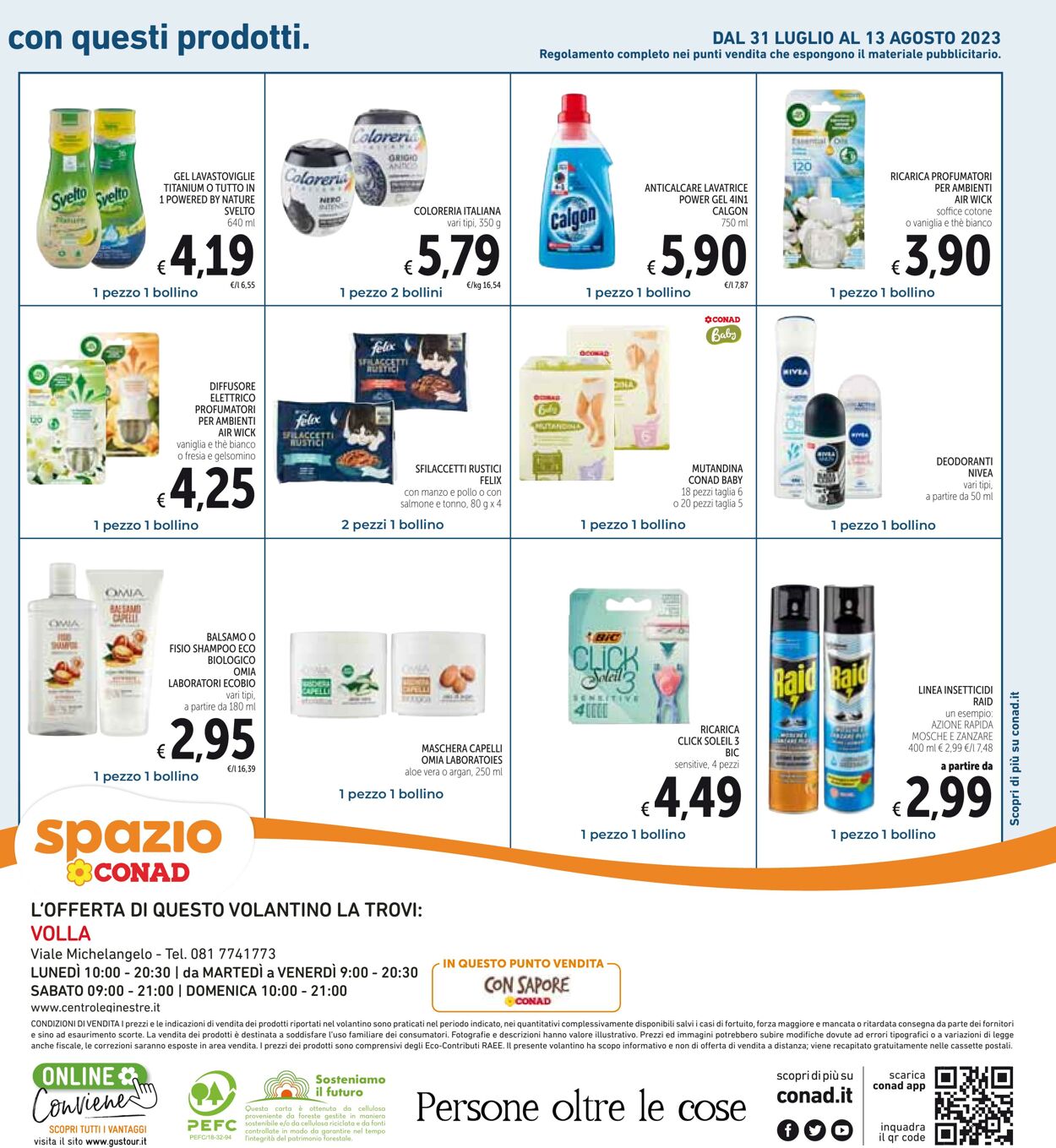 Volantino Conad 25.07.2023 - 07.08.2023