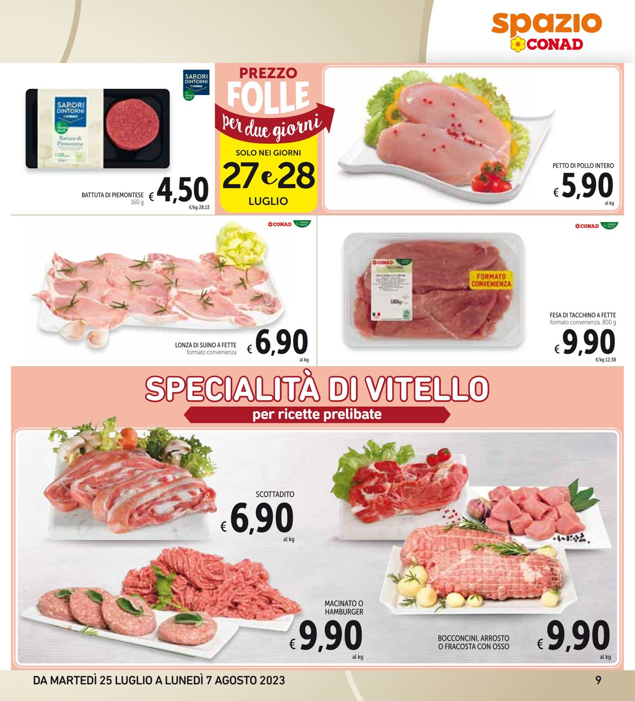 Volantino Conad 25.07.2023 - 07.08.2023