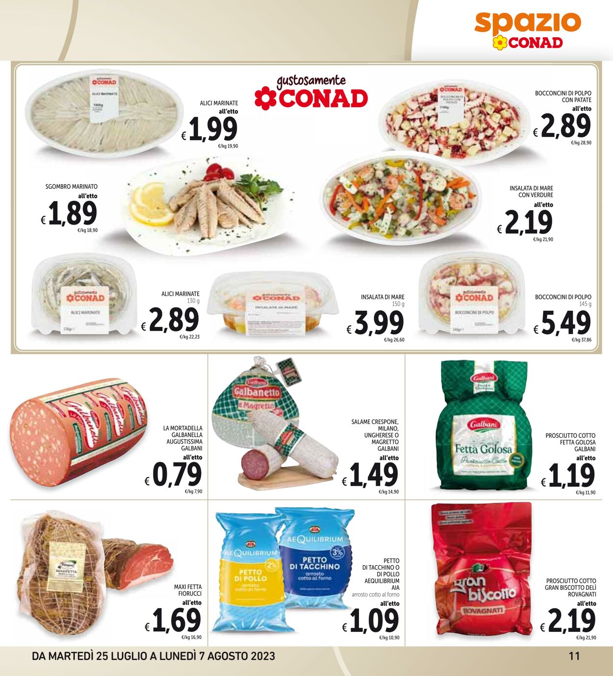 Volantino Conad 25.07.2023 - 07.08.2023