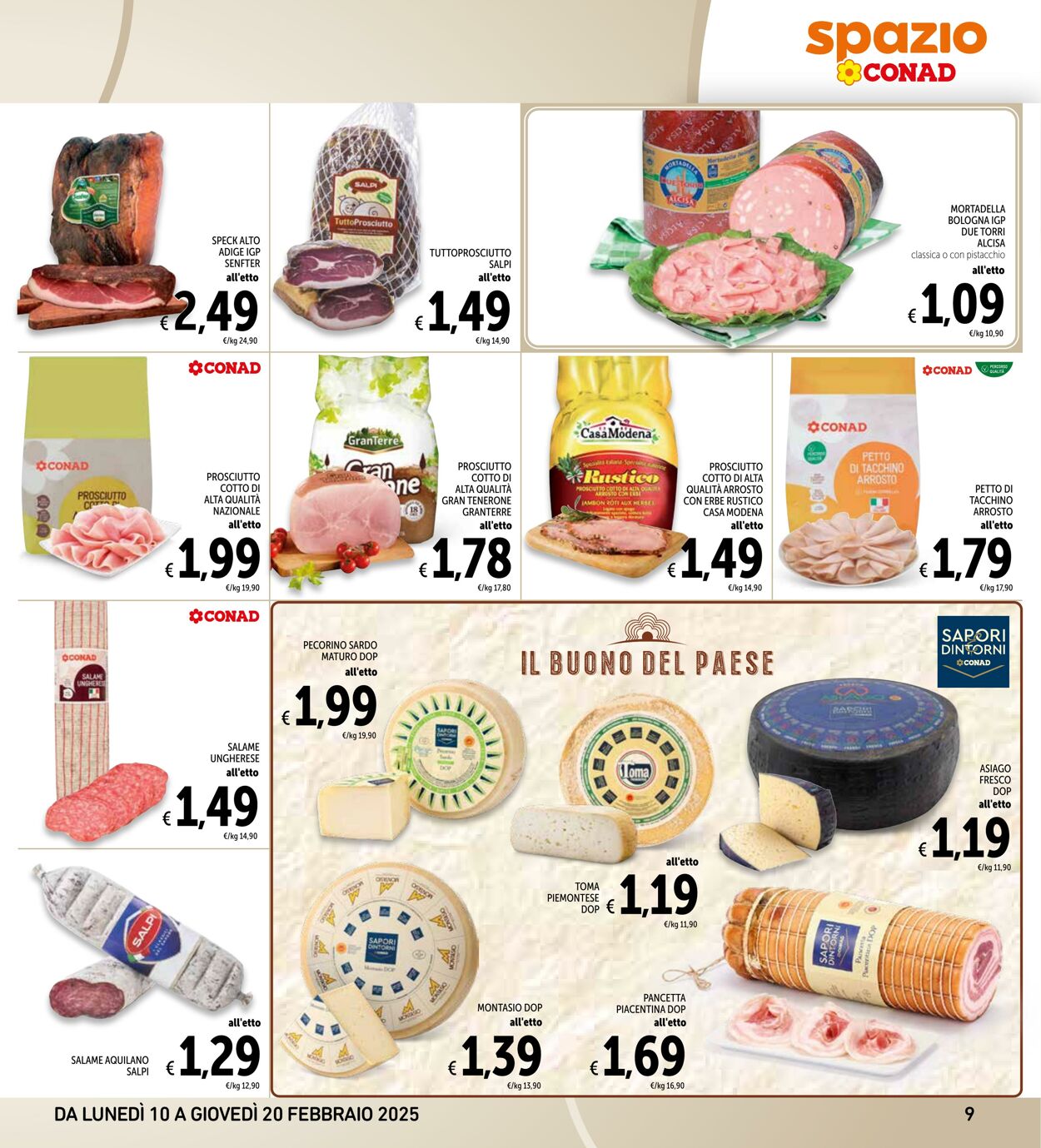 Volantino Conad 10.02.2025 - 20.02.2025