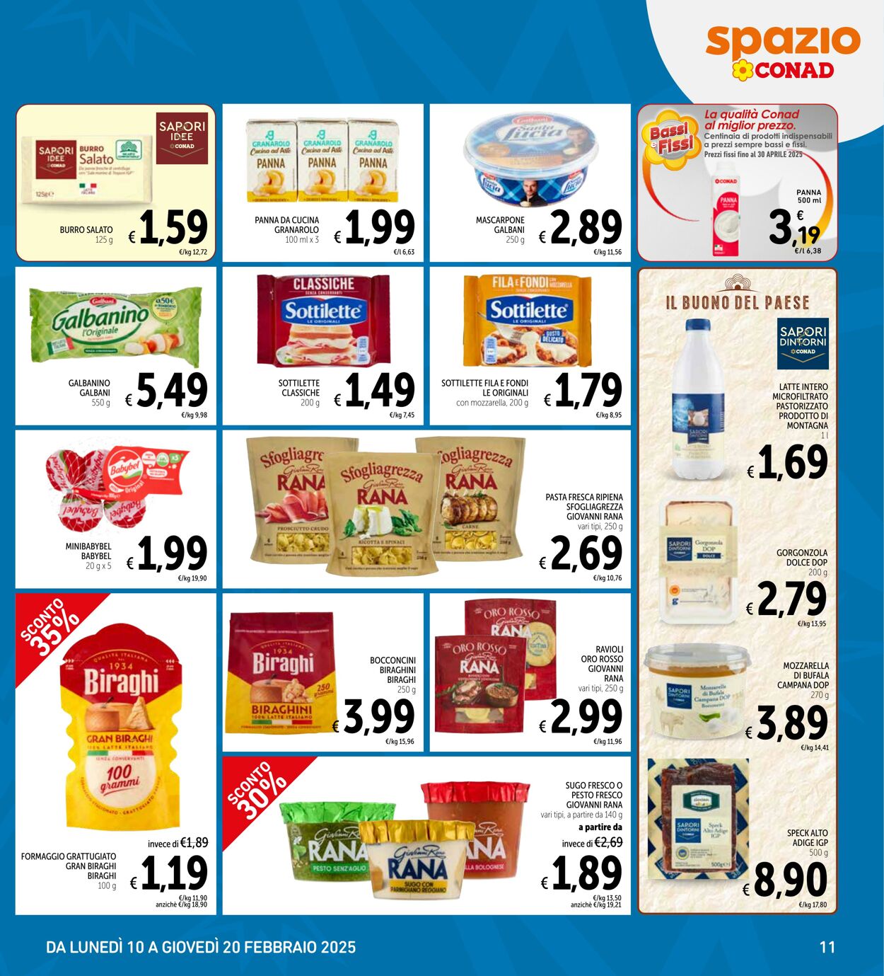 Volantino Conad 10.02.2025 - 20.02.2025