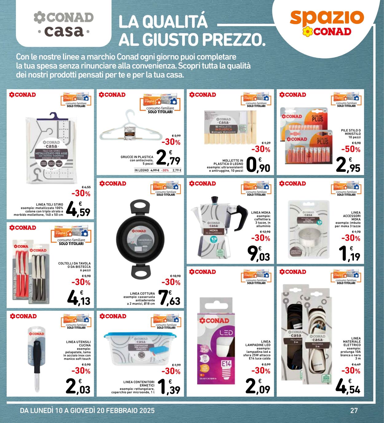 Volantino Conad 10.02.2025 - 20.02.2025