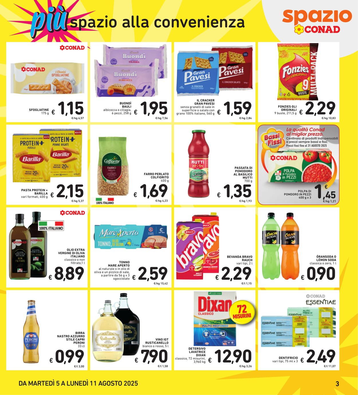 Volantino Conad 06.08.2025 - 06.08.2025