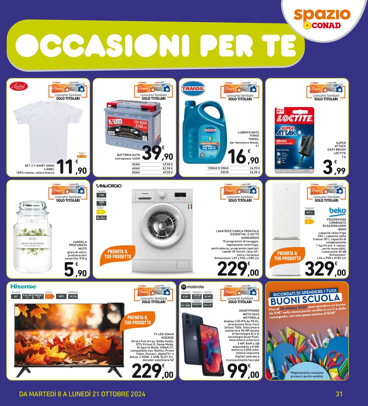 Volantino Conad 08.10.2024 - 21.10.2024