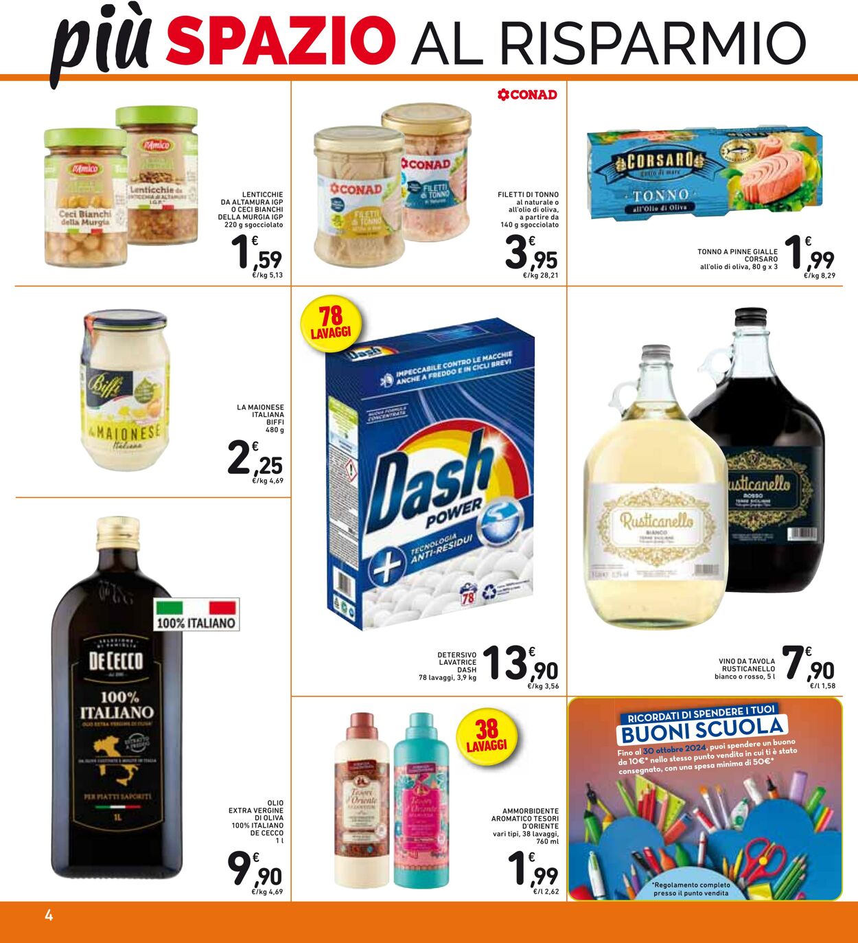 Volantino Conad 29.10.2024 - 04.11.2024