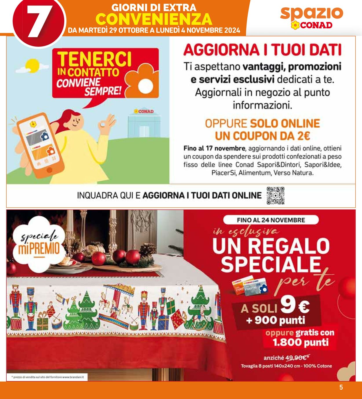 Volantino Conad 29.10.2024 - 04.11.2024