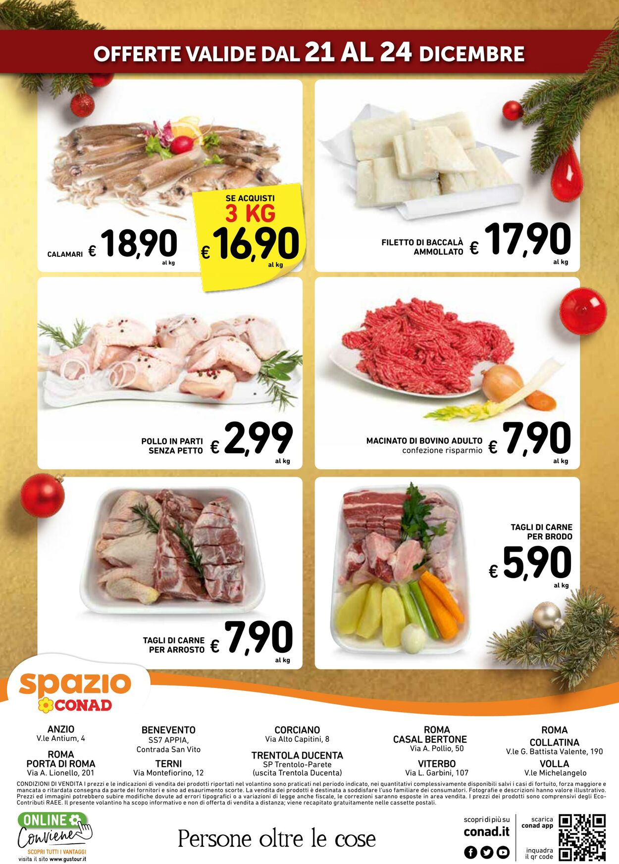 Volantino Conad 21.12.2024 - 24.12.2024