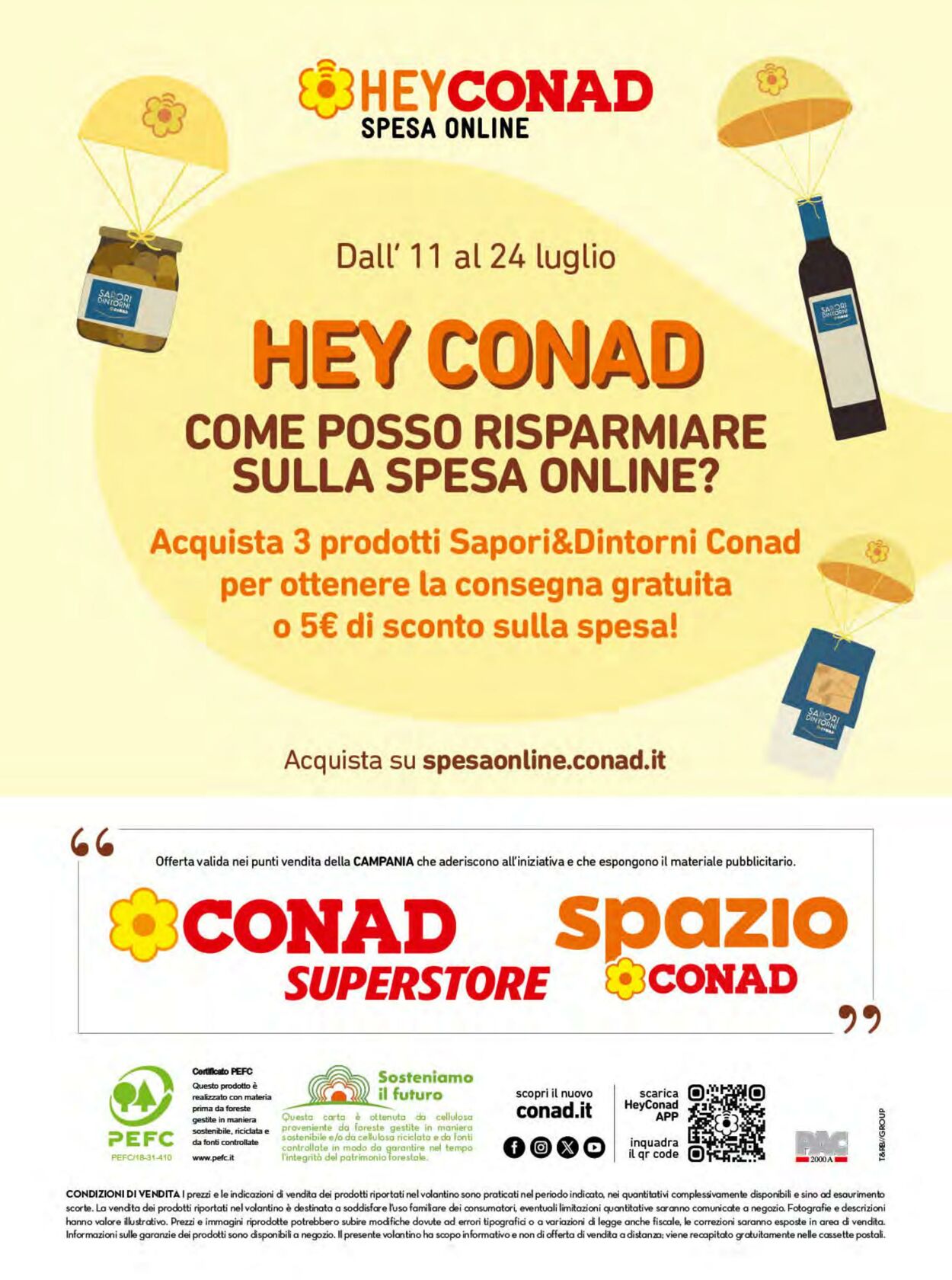 Volantino Conad 10.07.2024 - 04.08.2024