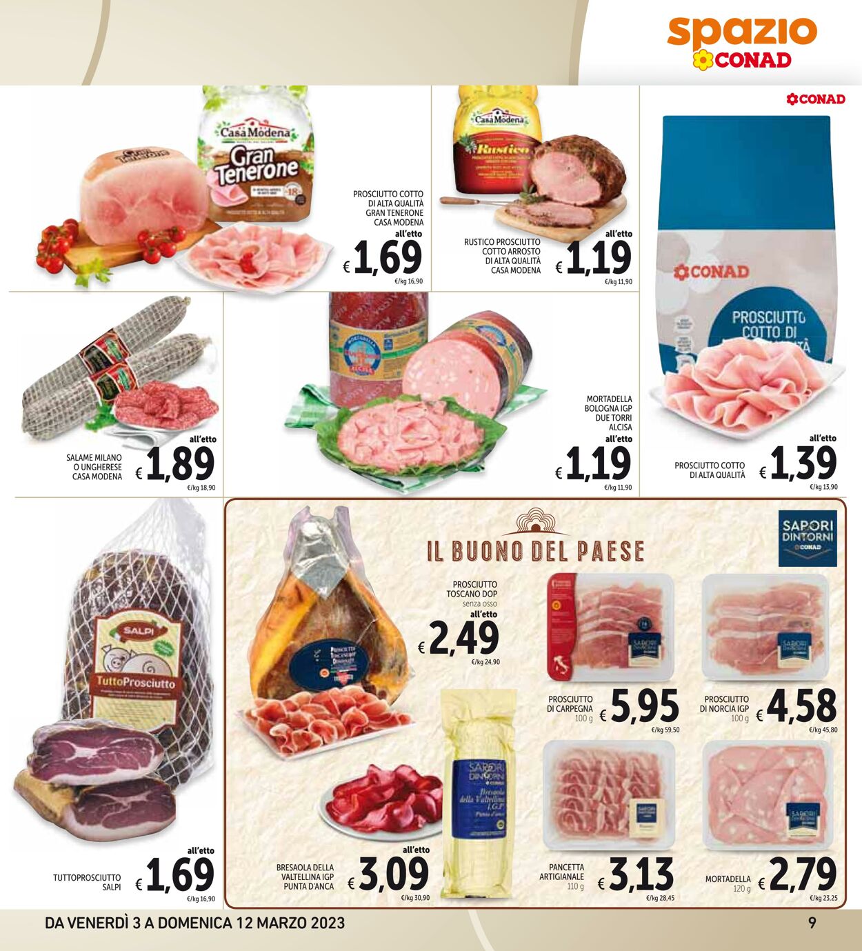 Volantino Conad 03.03.2023 - 12.03.2023