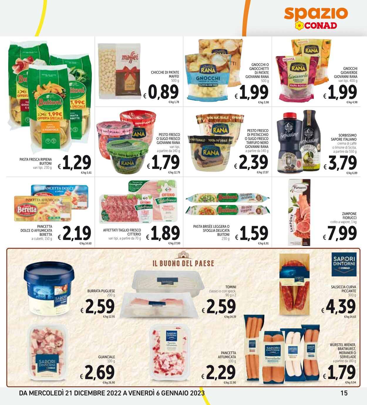 Volantino Conad 21.12.2022 - 06.01.2023