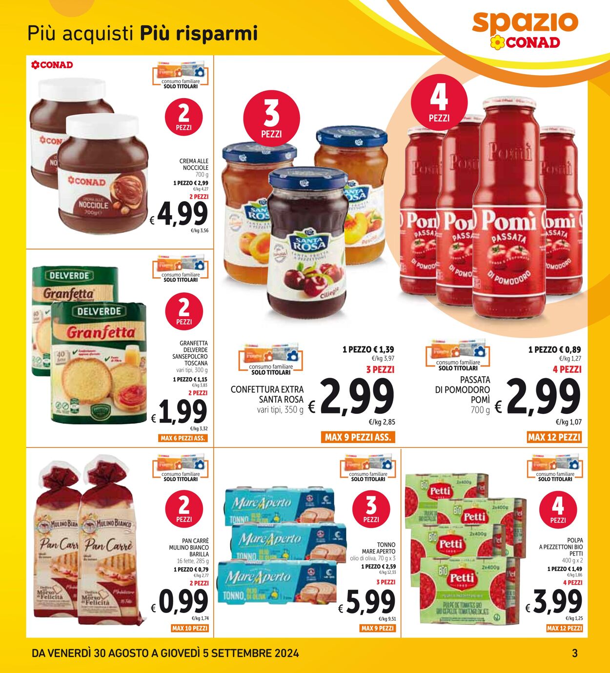 Volantino Conad 30.08.2024 - 05.09.2024