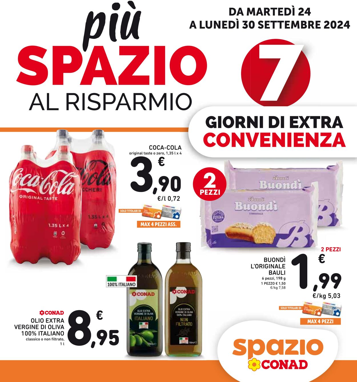 Volantino Conad 24.09.2024 - 30.09.2024