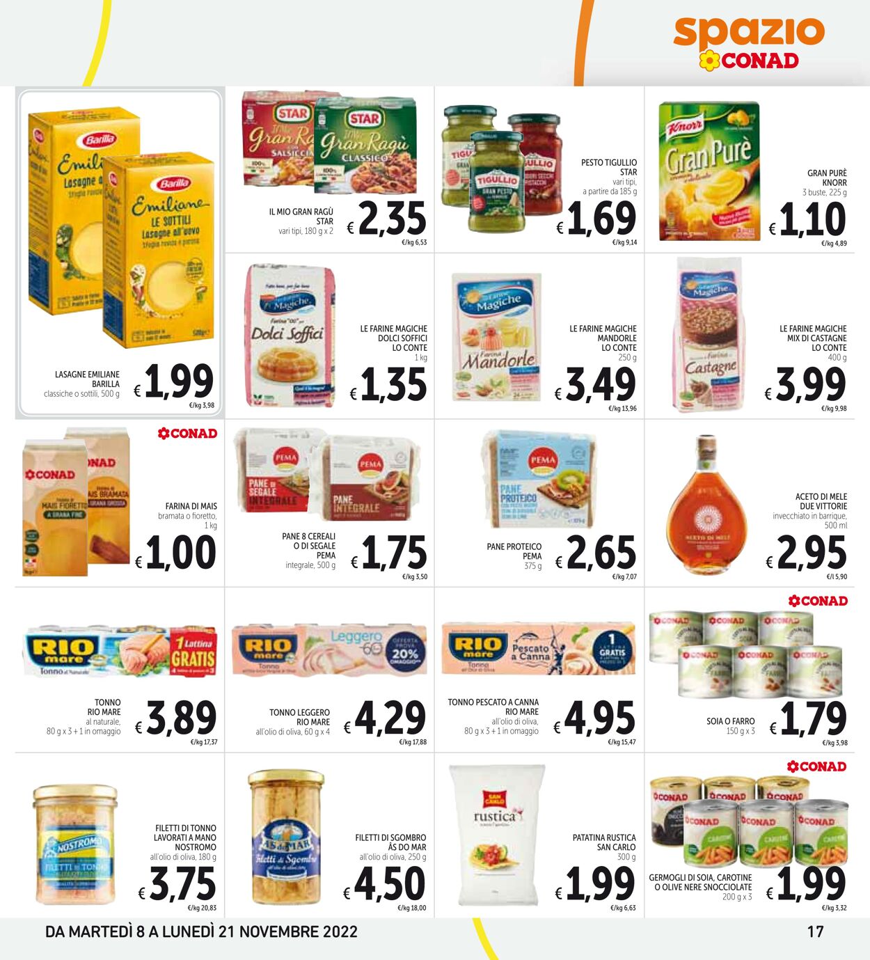 Volantino Conad 08.11.2022 - 21.11.2022