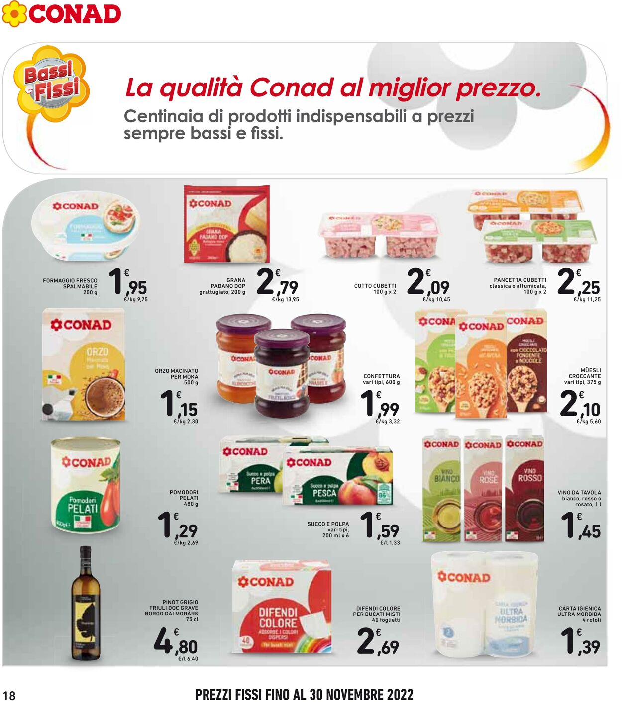 Volantino Conad 08.11.2022 - 21.11.2022