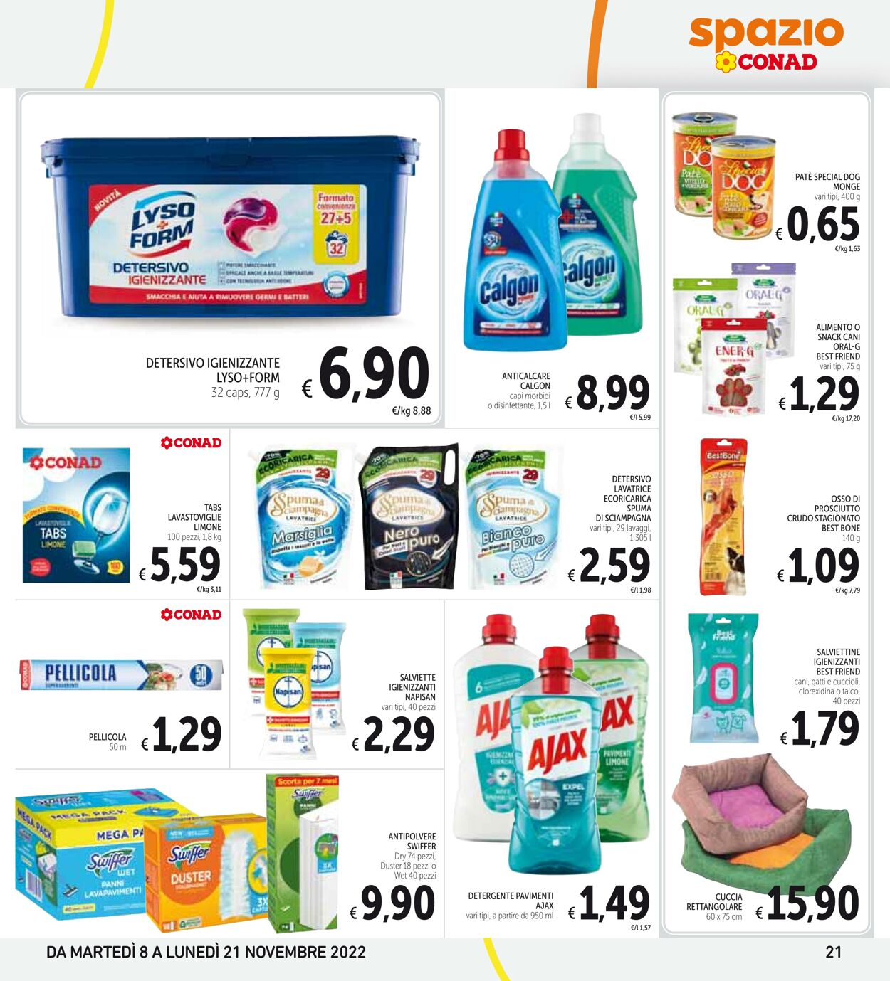 Volantino Conad 08.11.2022 - 21.11.2022