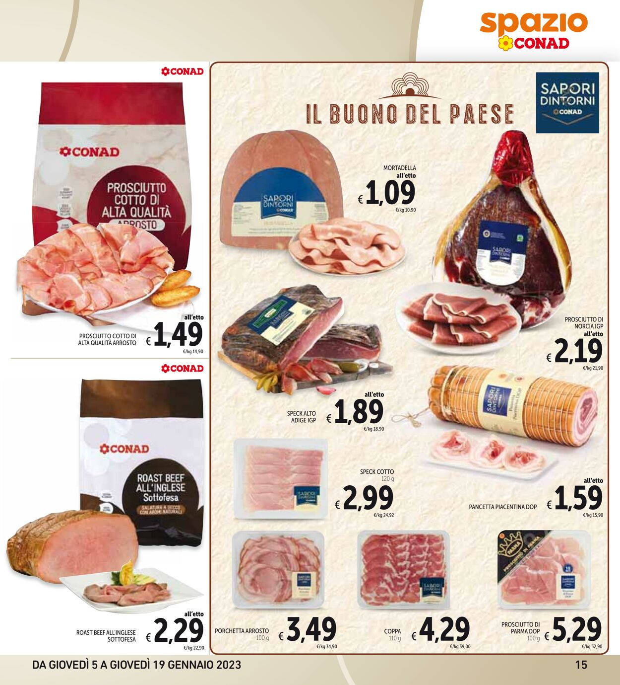 Volantino Conad 05.01.2023 - 19.01.2023